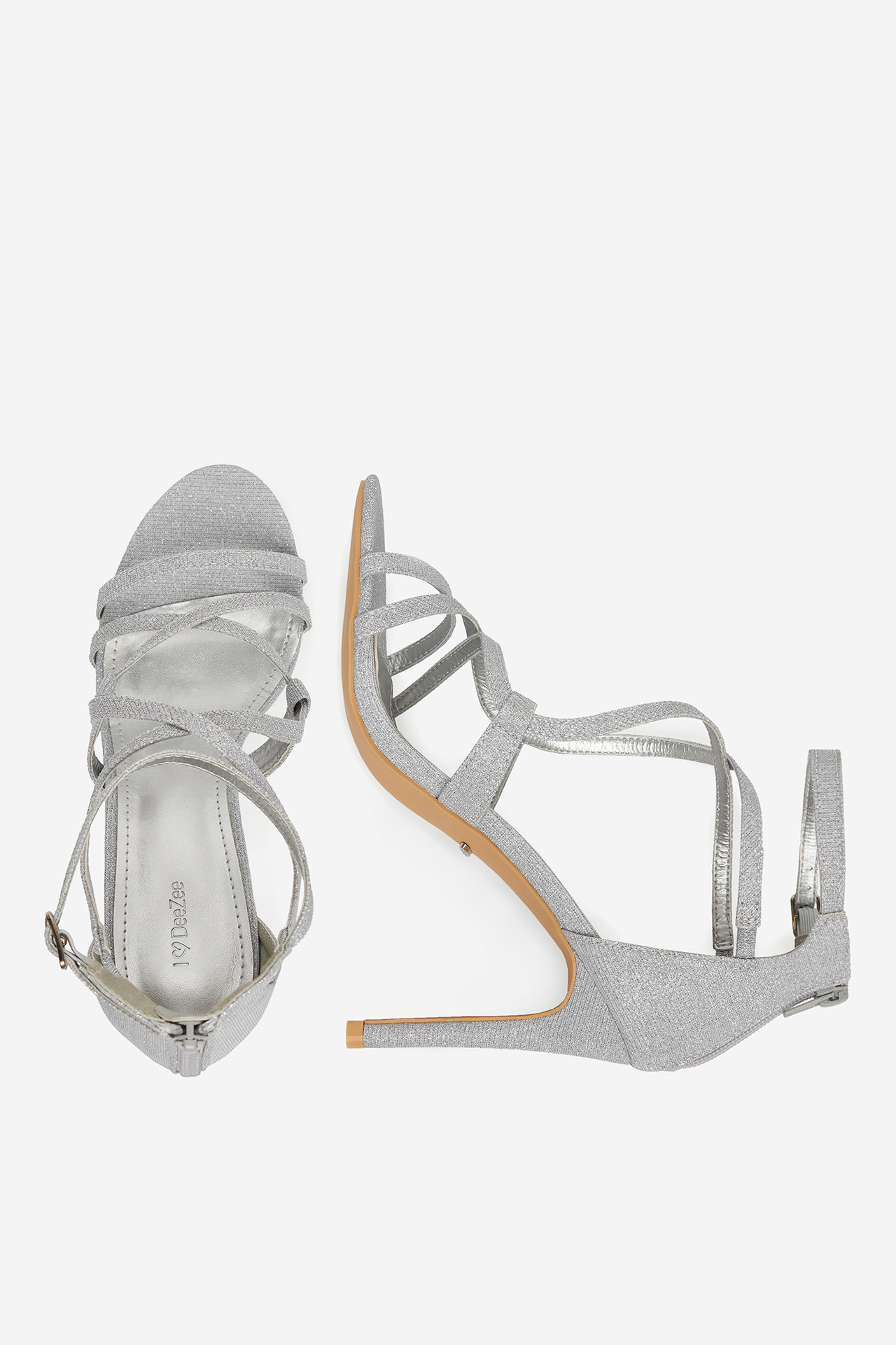 Sandály STŘÍBRNÁ