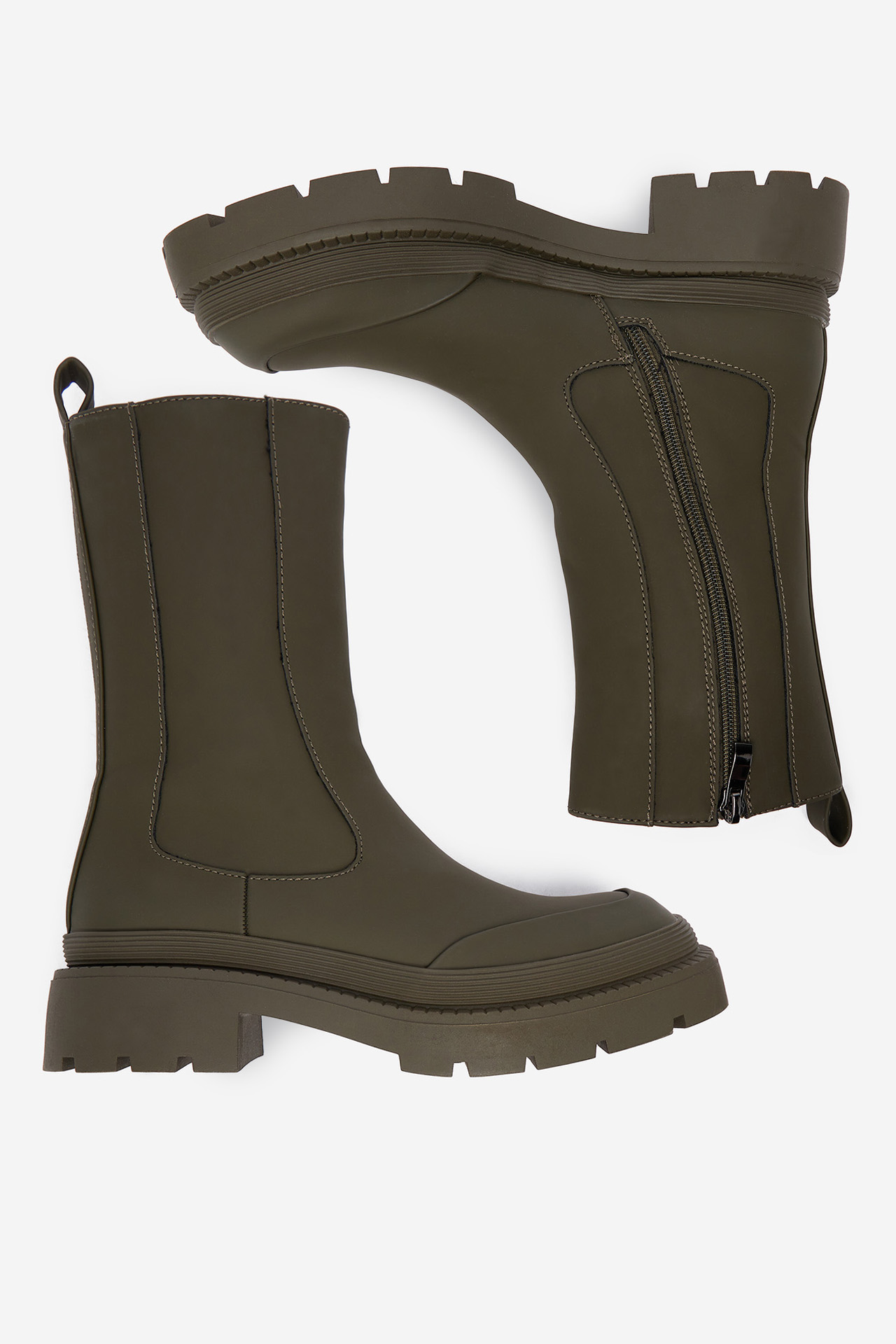 Kotníková obuv ZELENÁ