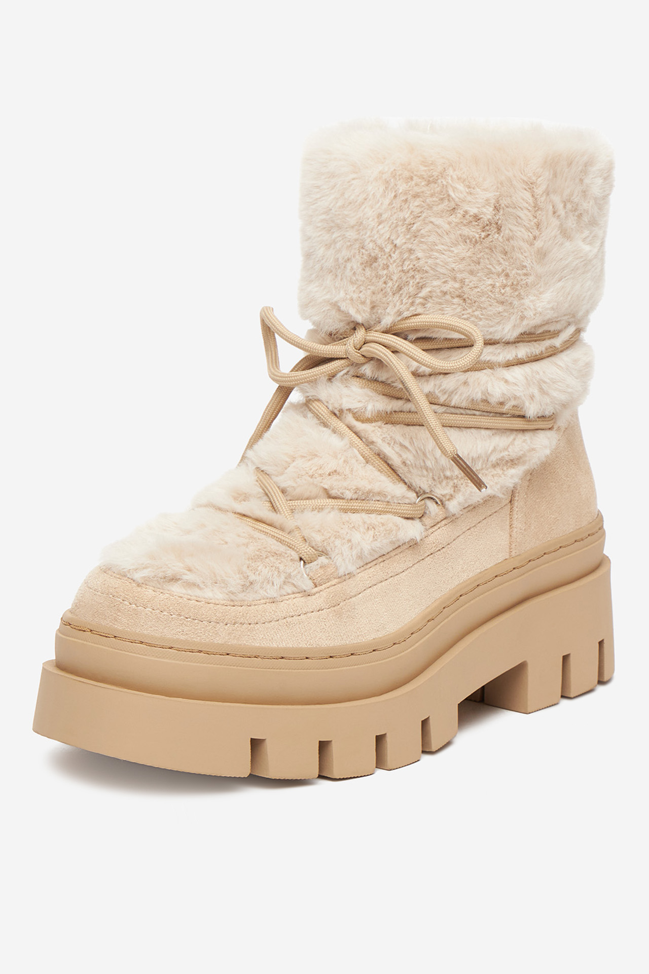 Kotníková obuv BÉŽOVÁ