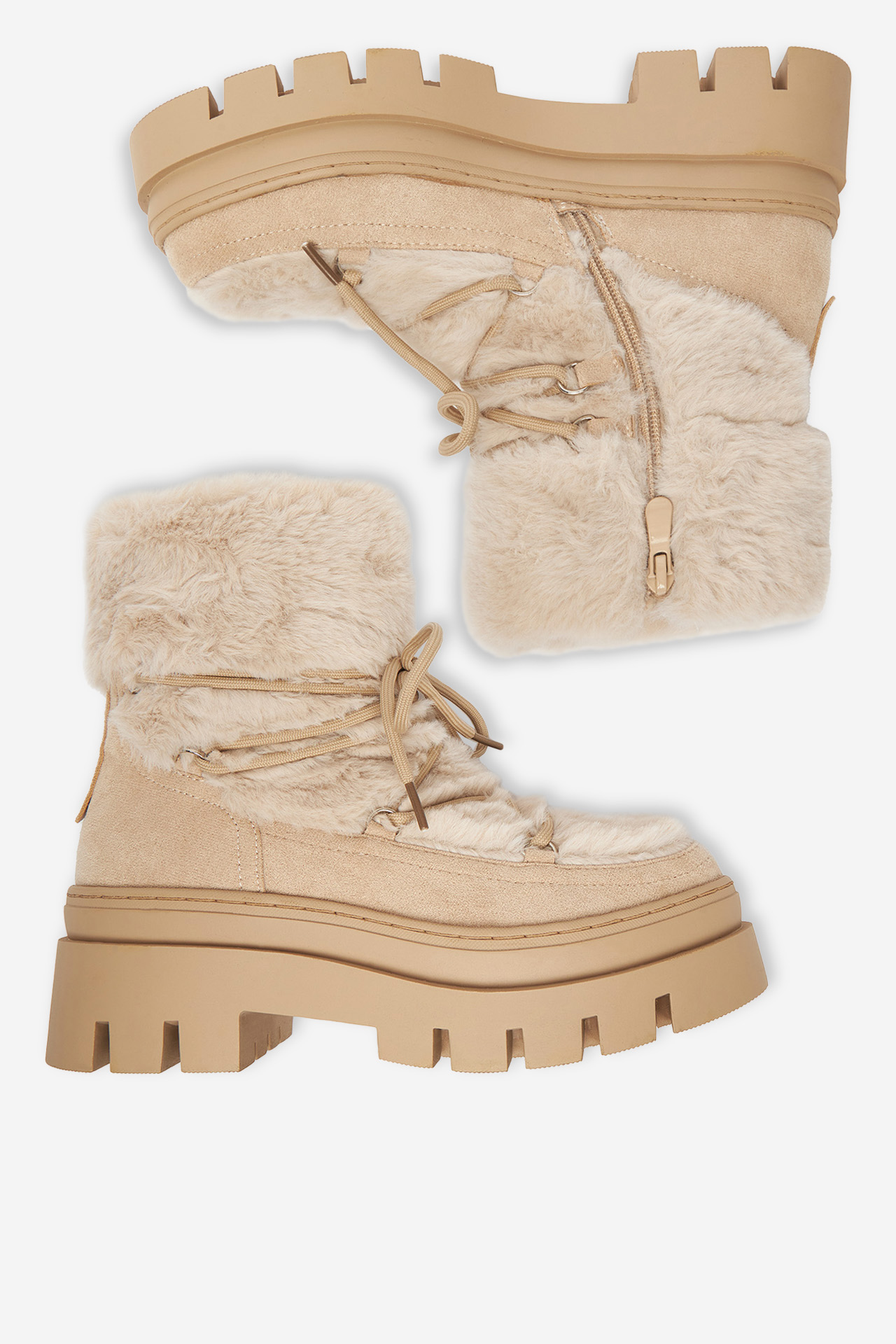 Kotníková obuv BÉŽOVÁ