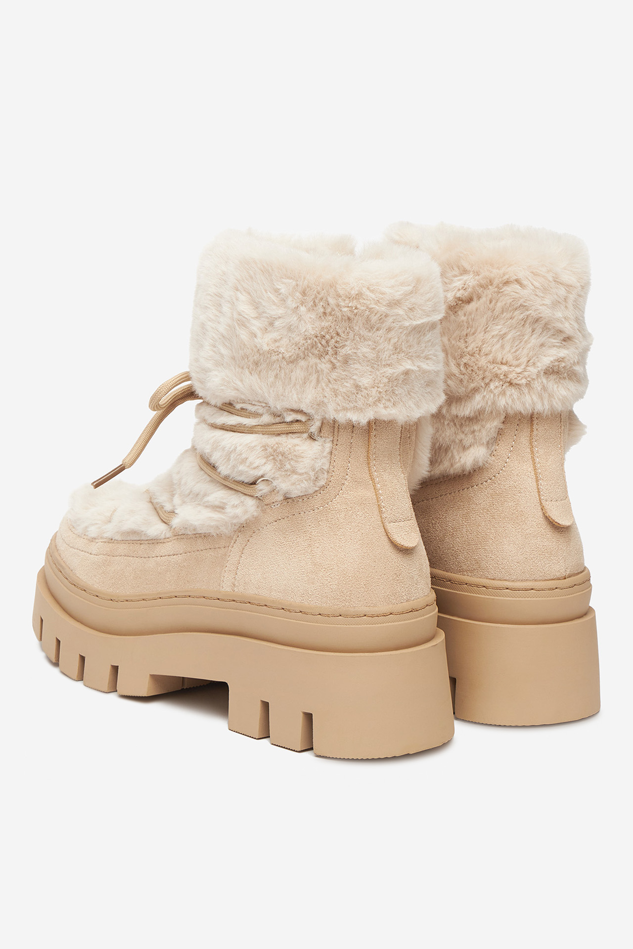 Kotníková obuv BÉŽOVÁ