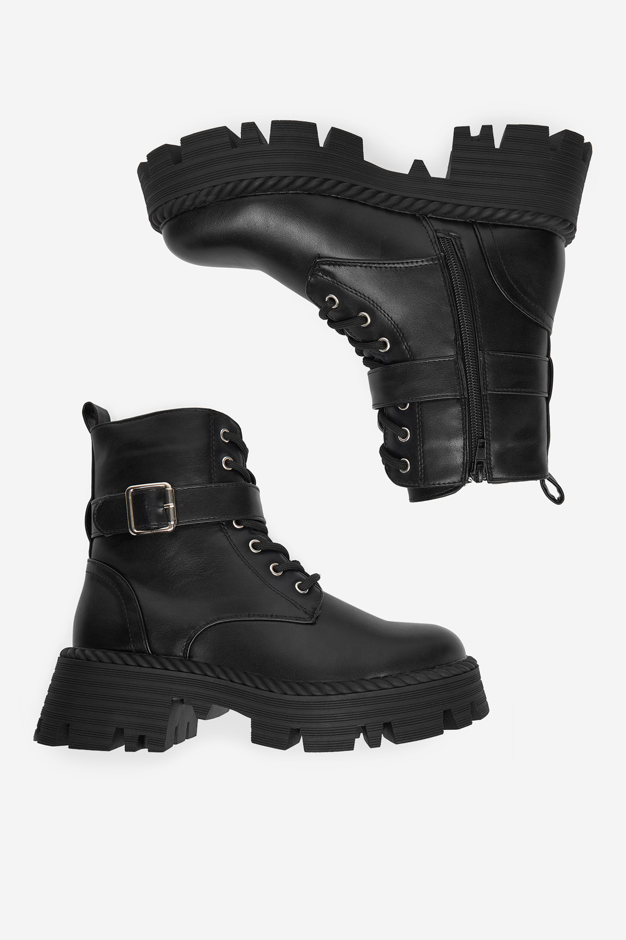 Kotníková obuv ČERNÁ