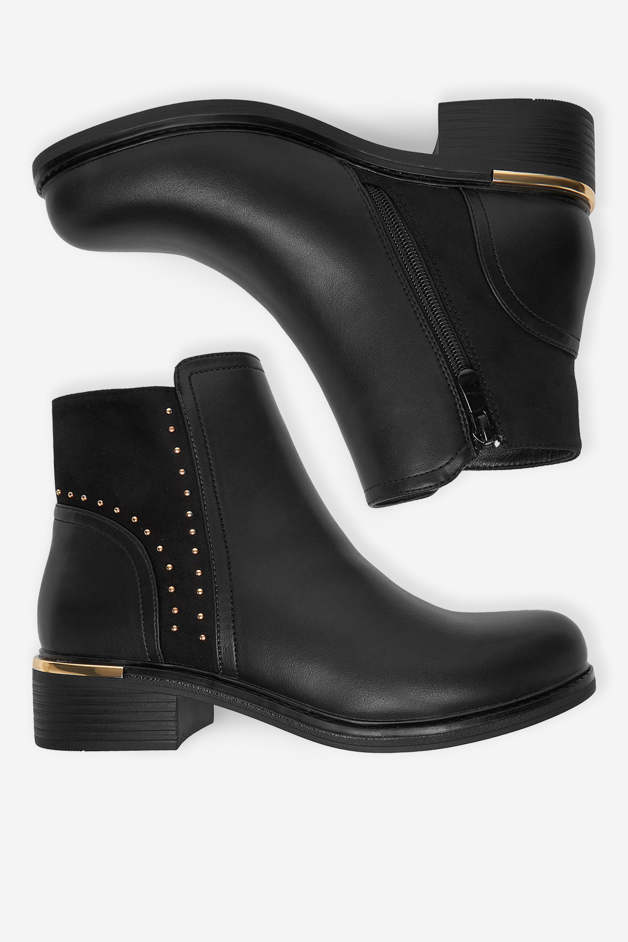 Kotníková obuv ČERNÁ