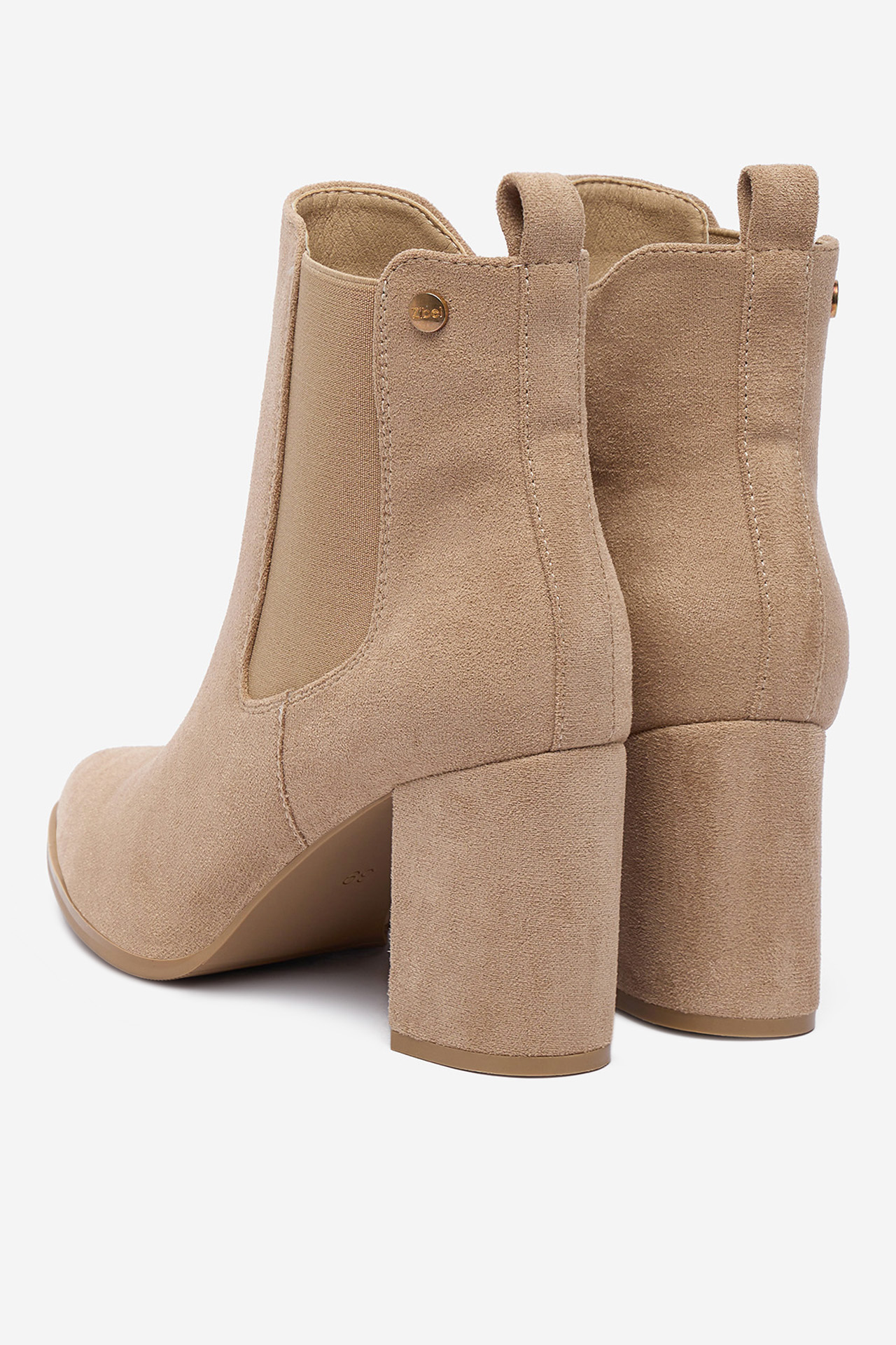 Kotníková obuv BÉŽOVÁ