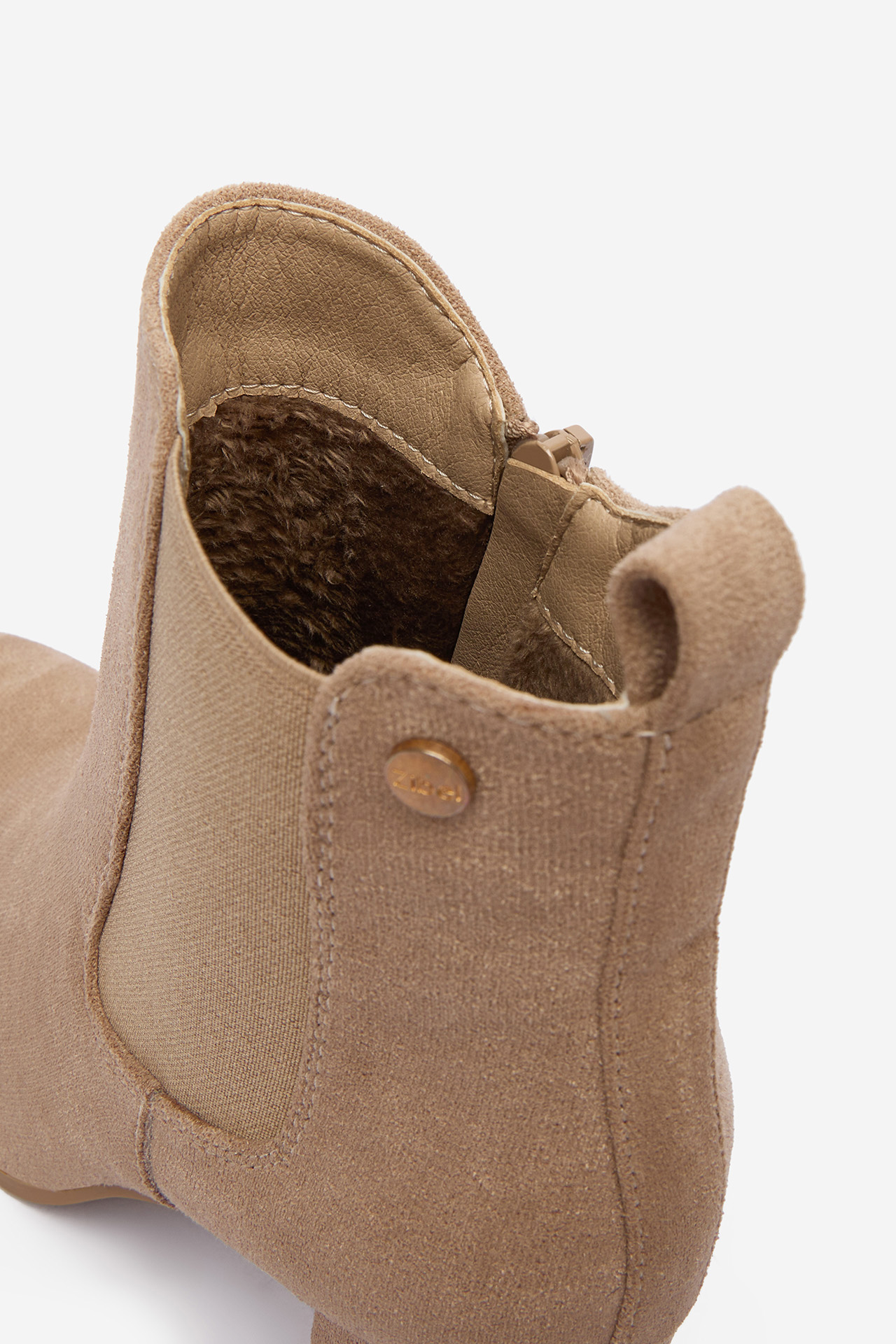 Kotníková obuv BÉŽOVÁ