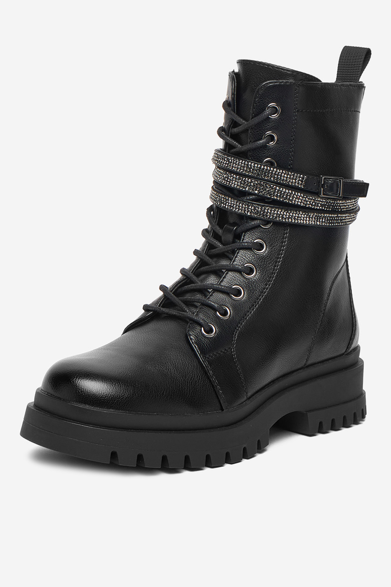 Kotníková obuv ČERNÁ