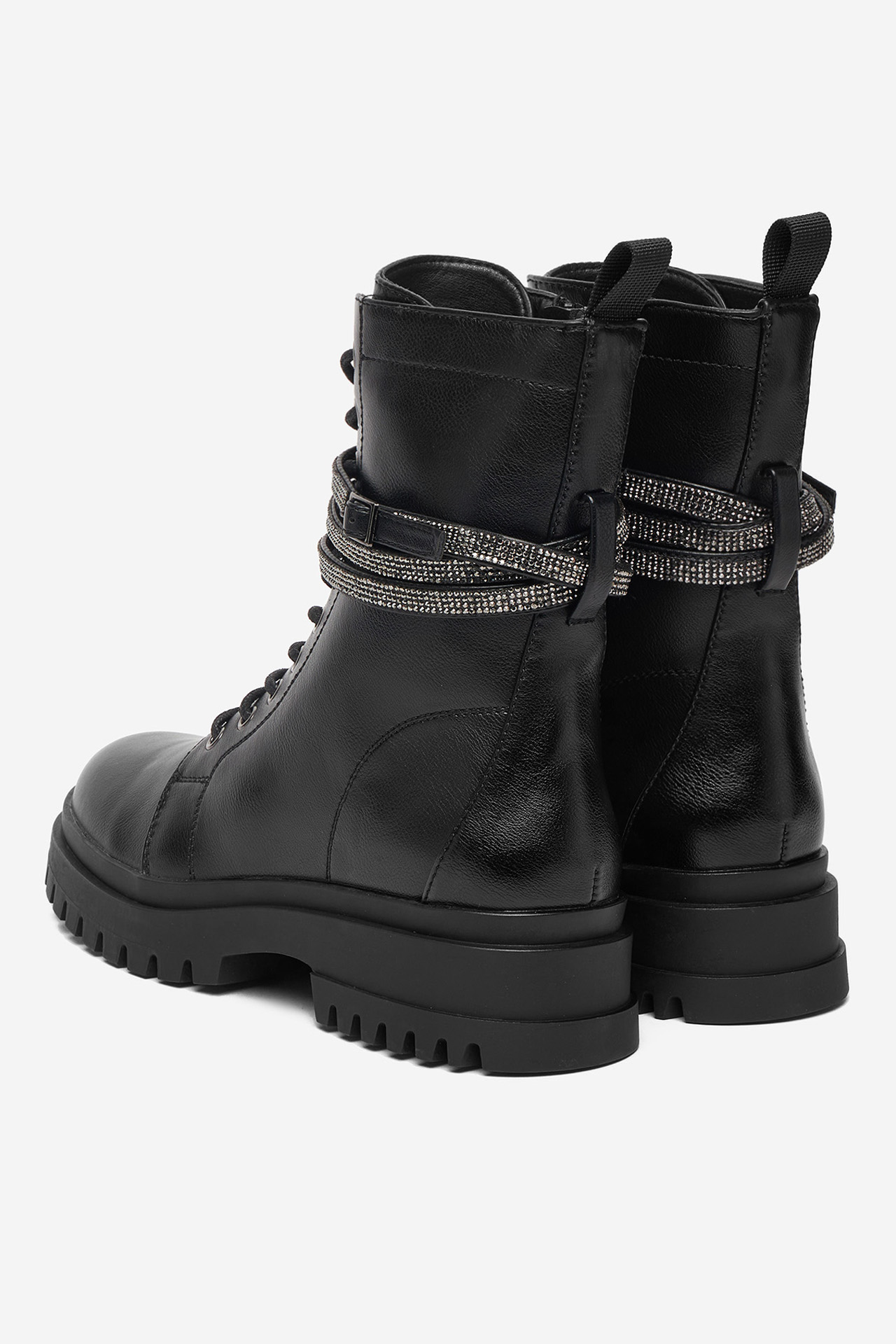 Kotníková obuv ČERNÁ