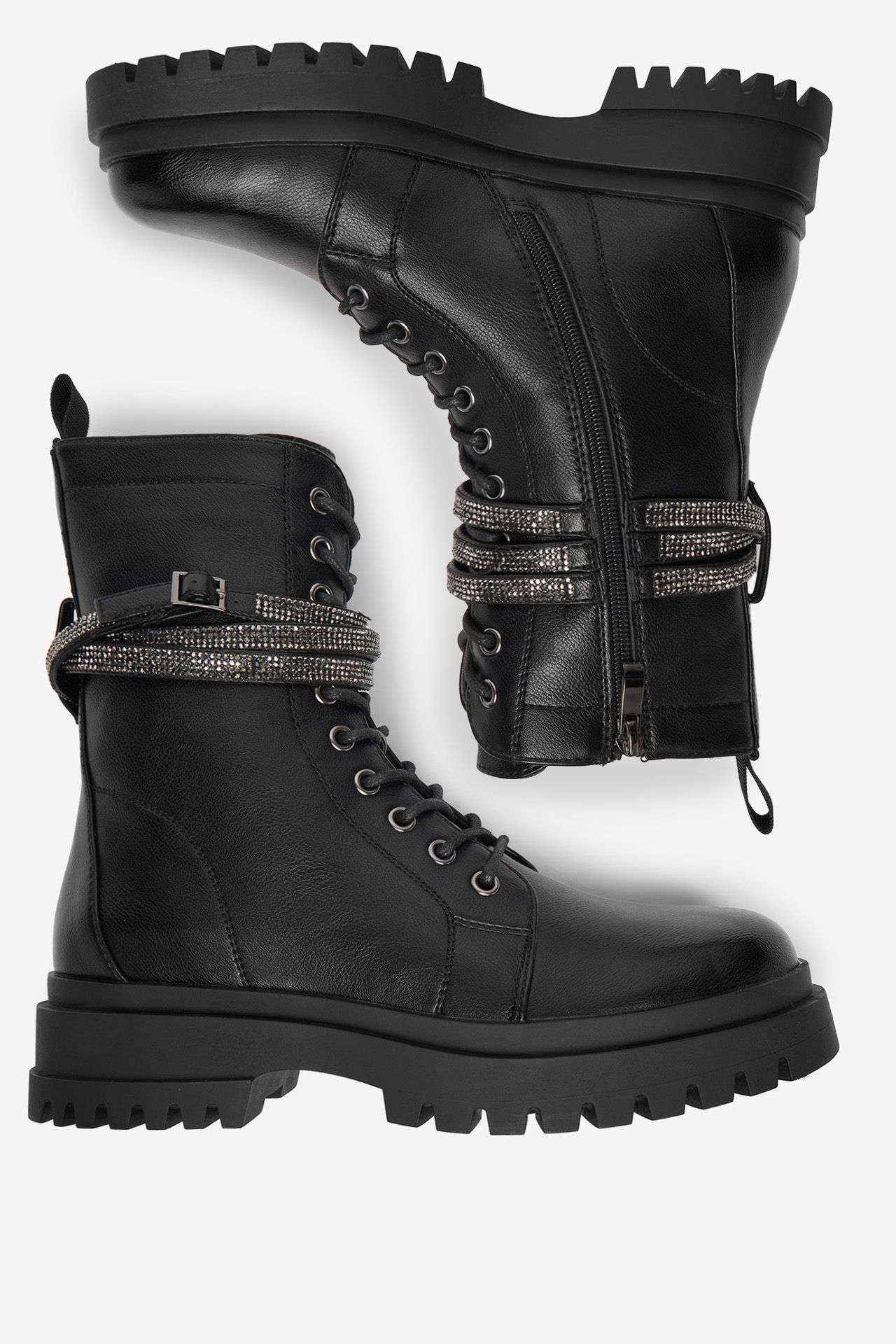 Kotníková obuv ČERNÁ