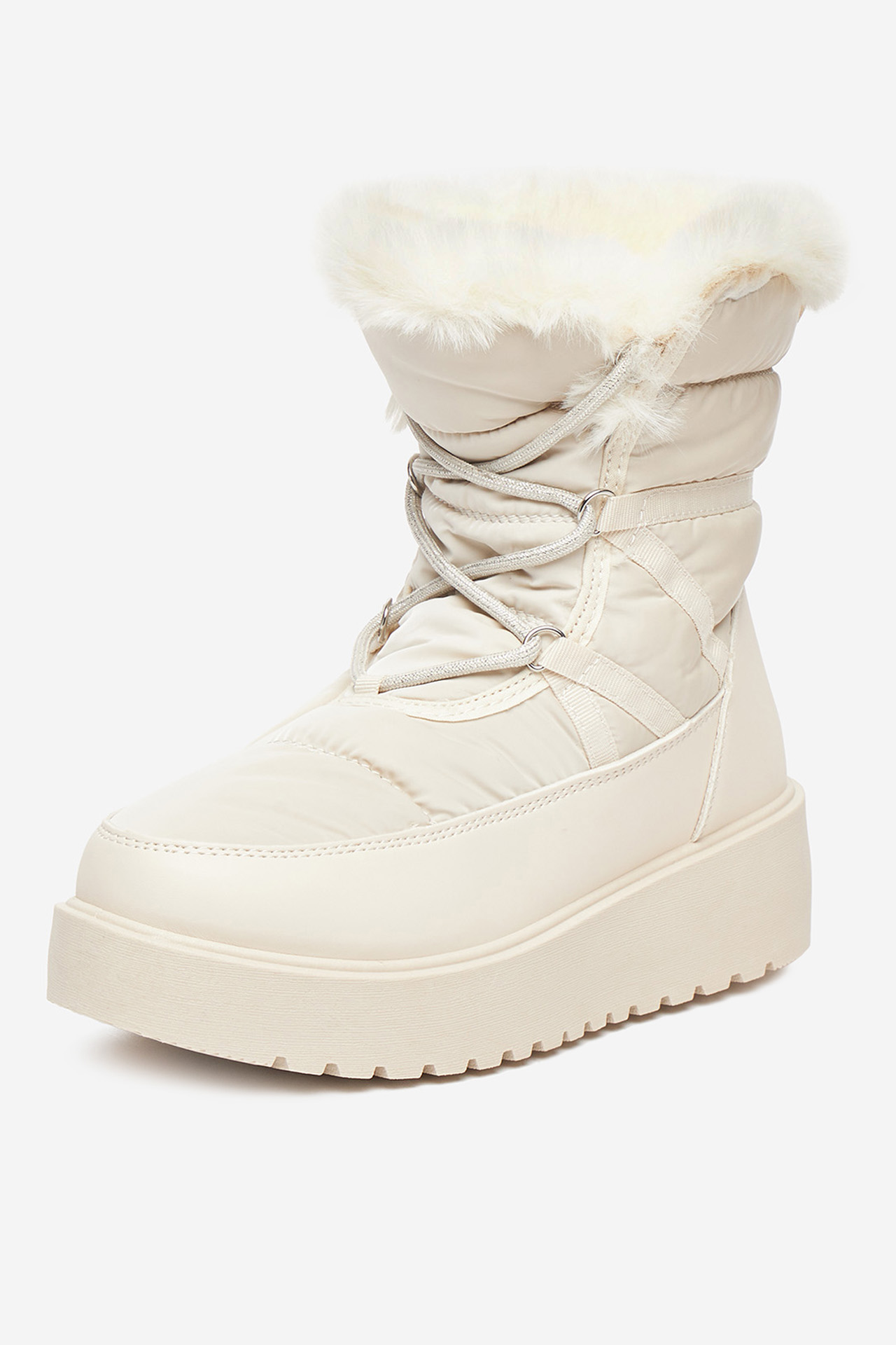 Kotníková obuv BÉŽOVÁ