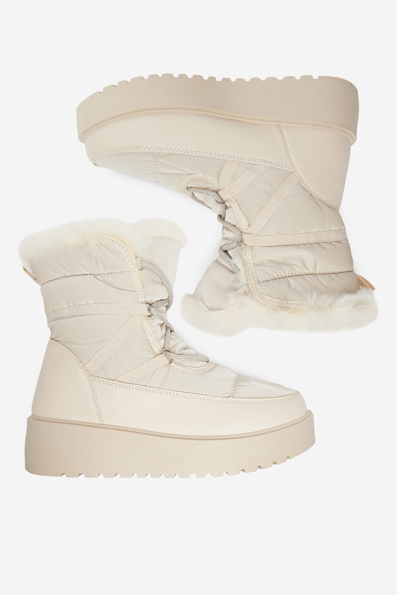 Kotníková obuv BÉŽOVÁ