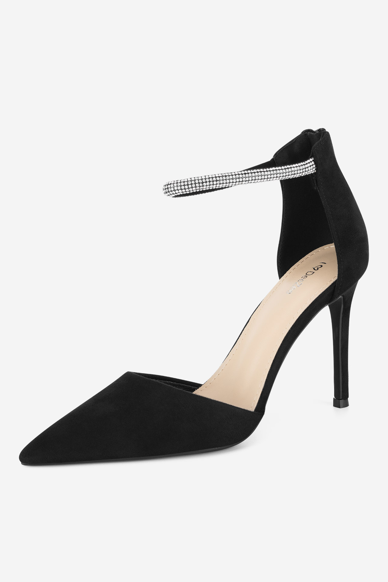 Čevlji z visoko peto Črna