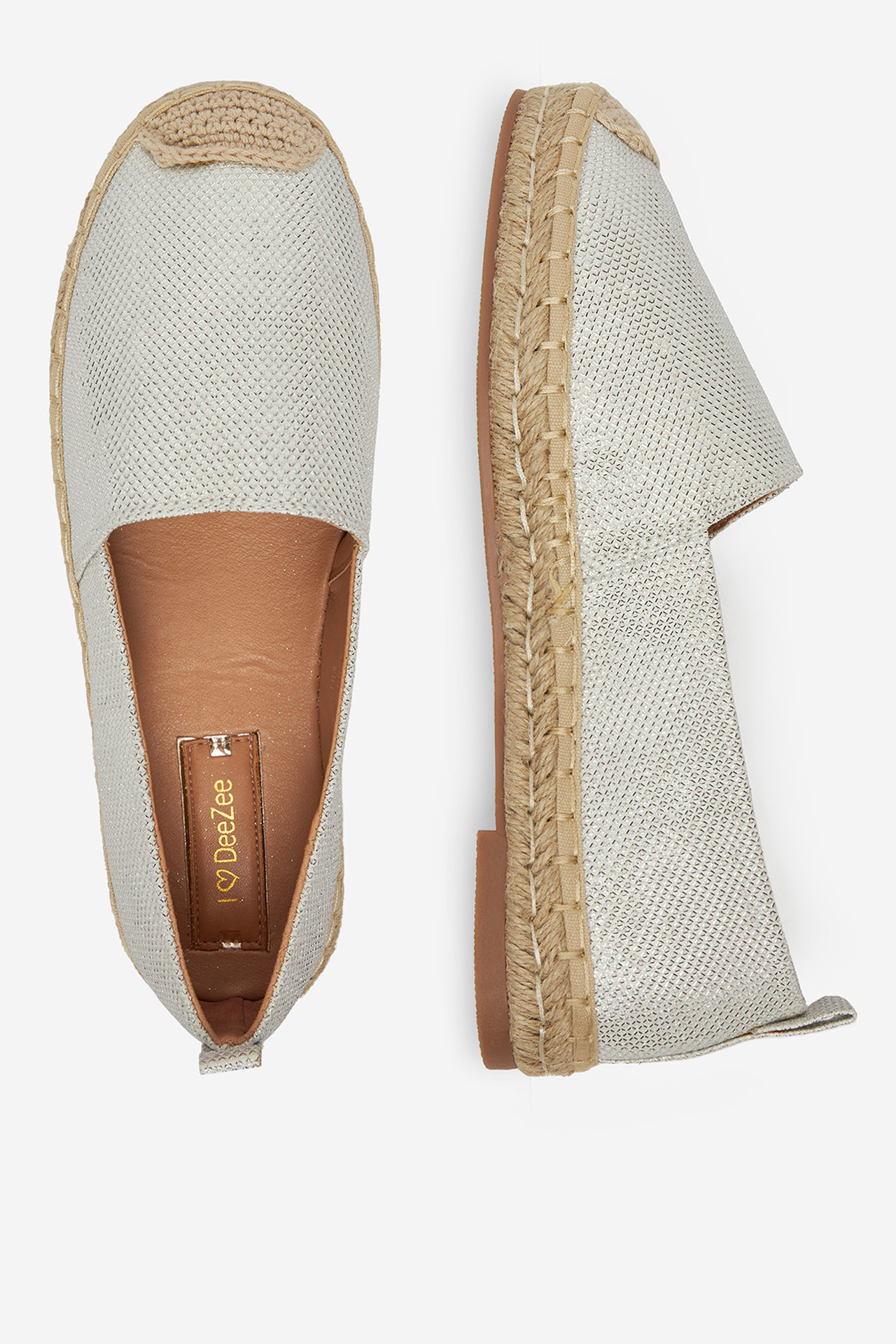 Espadrilky BÍLÁ