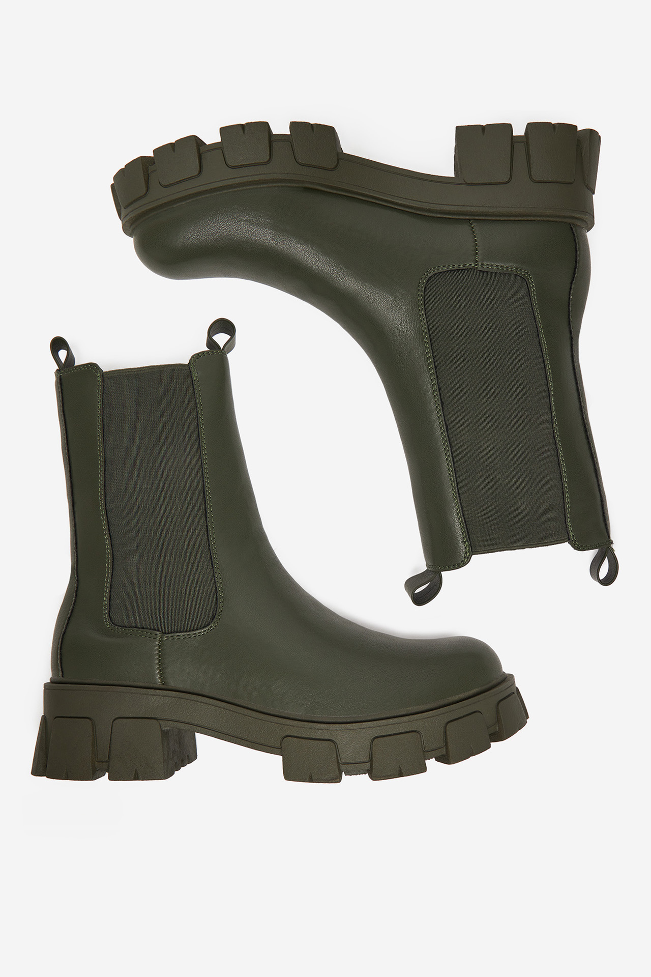 Kotníková obuv ZELENÁ