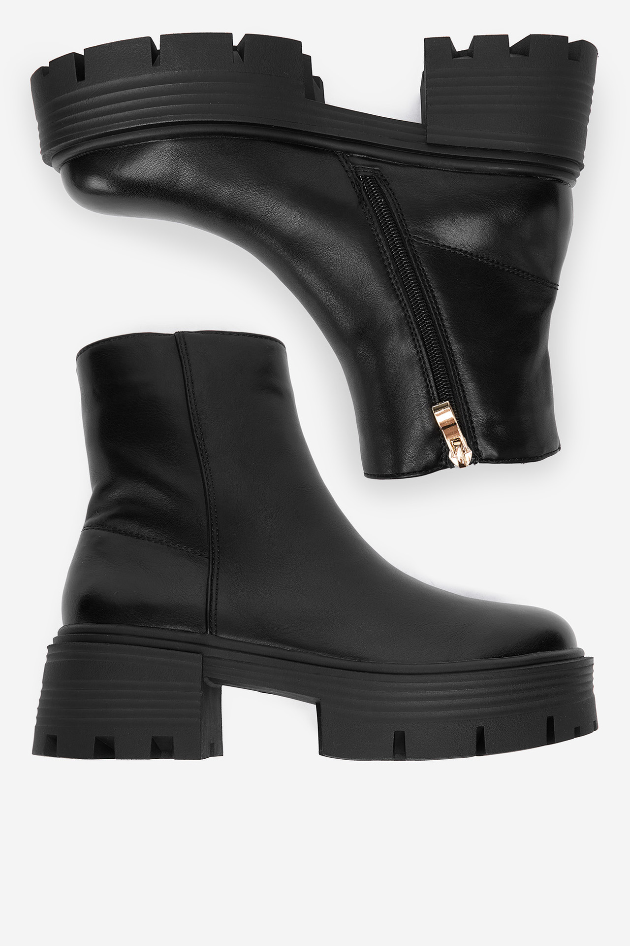 Kotníková obuv ČERNÁ