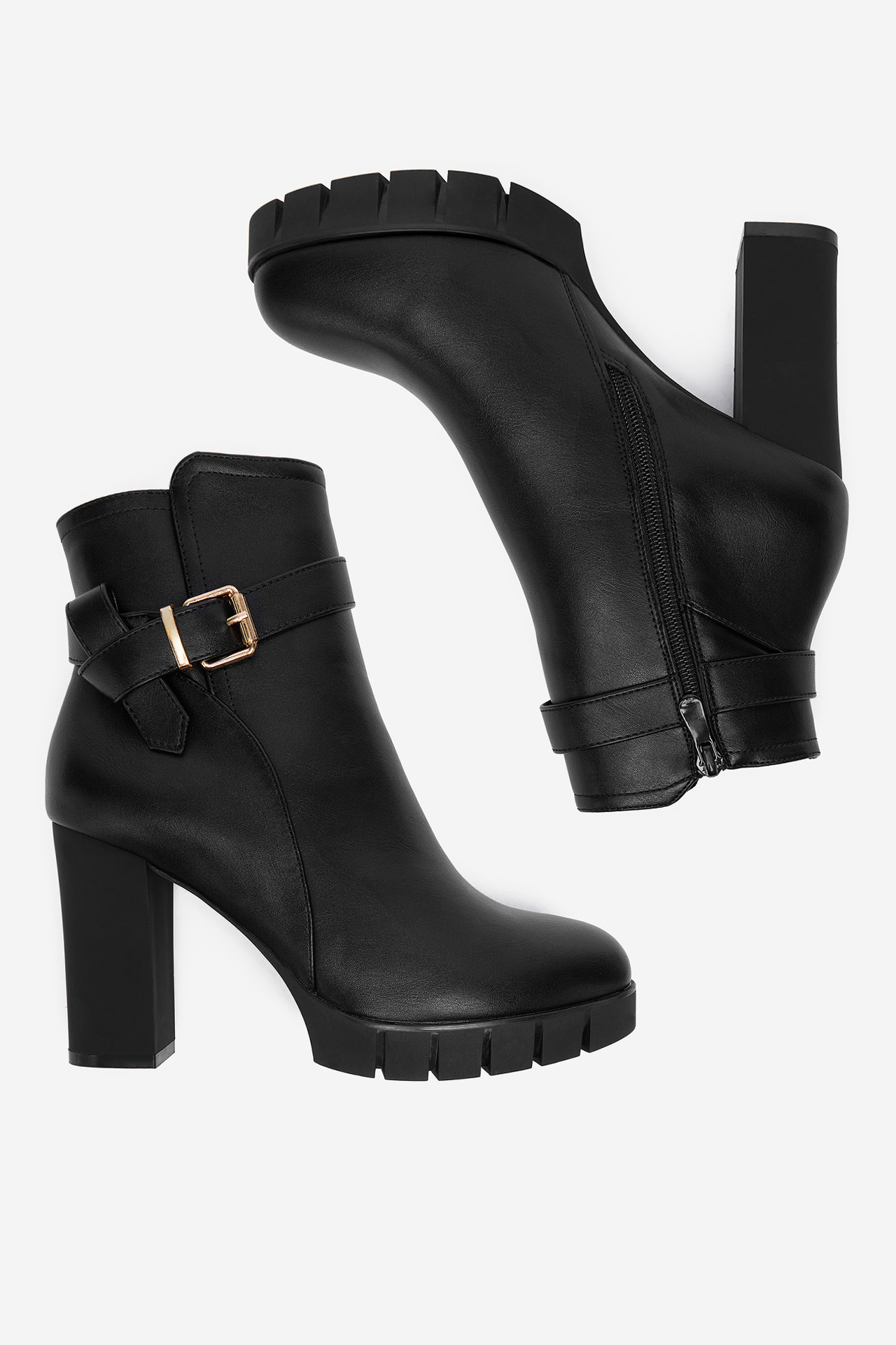 Kotníková obuv ČERNÁ