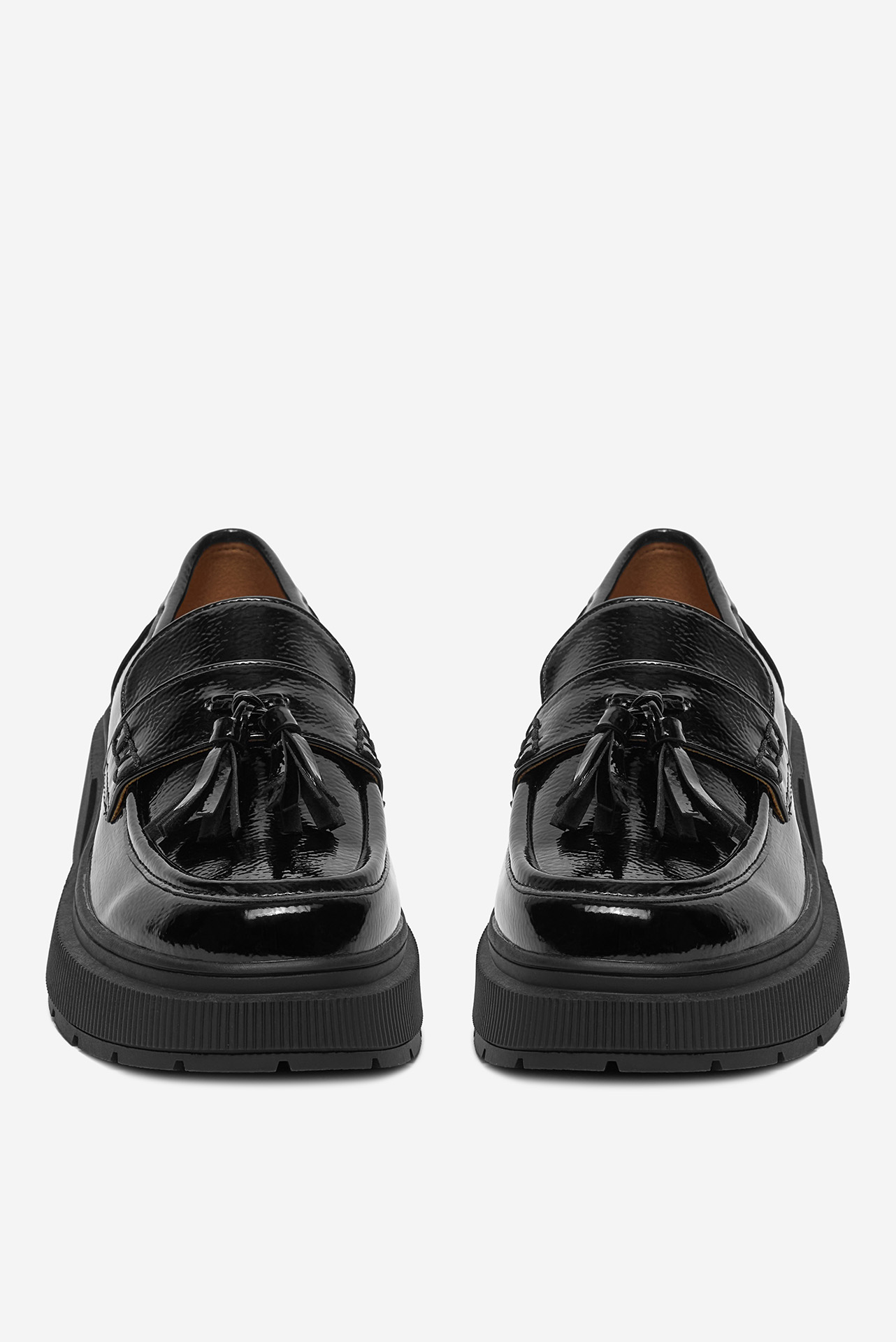 Loaferice Crno