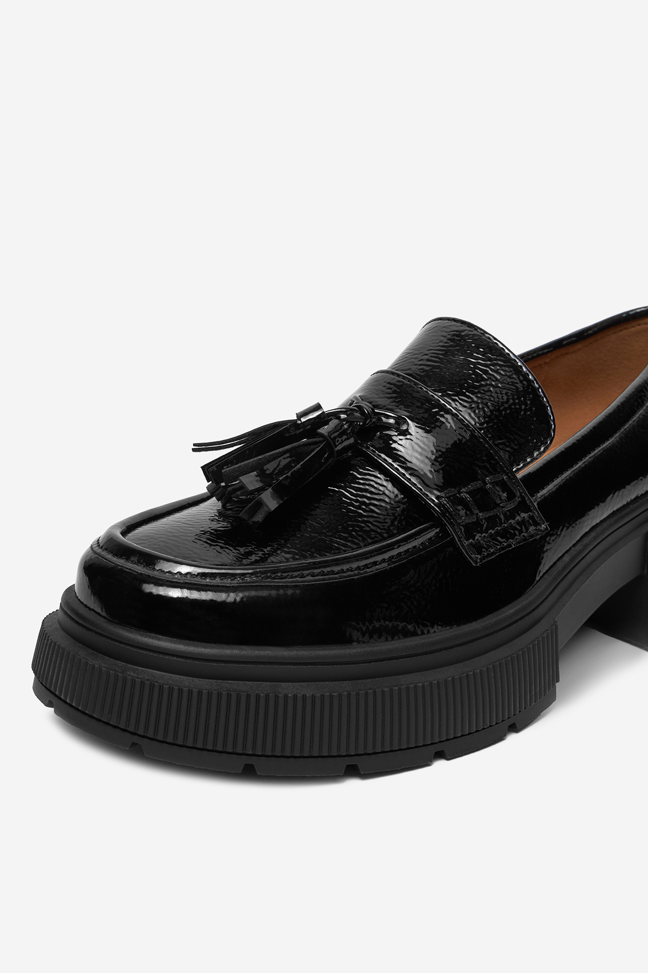 Loaferice Crno