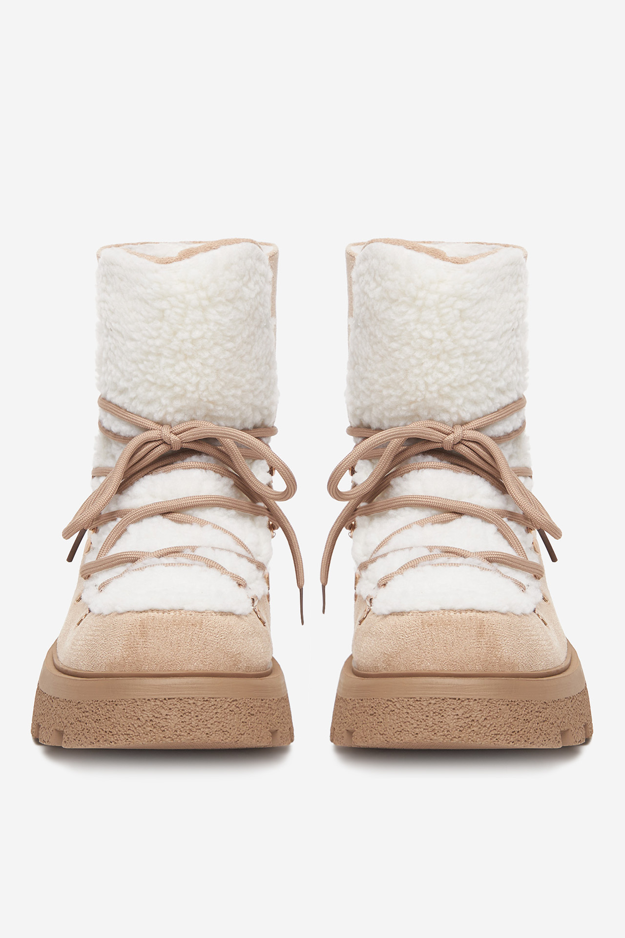 Kotníková obuv BÉŽOVÁ