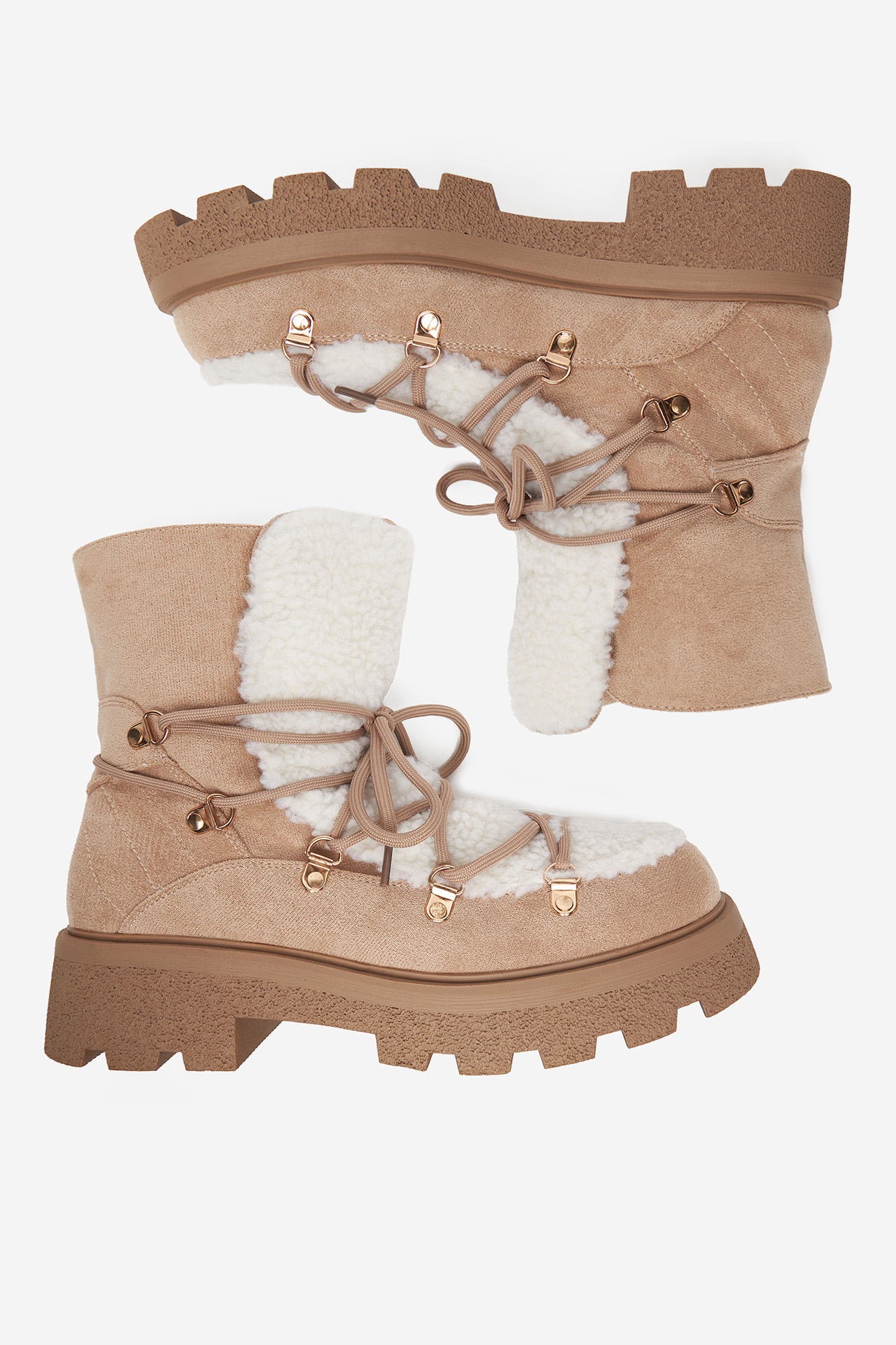 Kotníková obuv BÉŽOVÁ