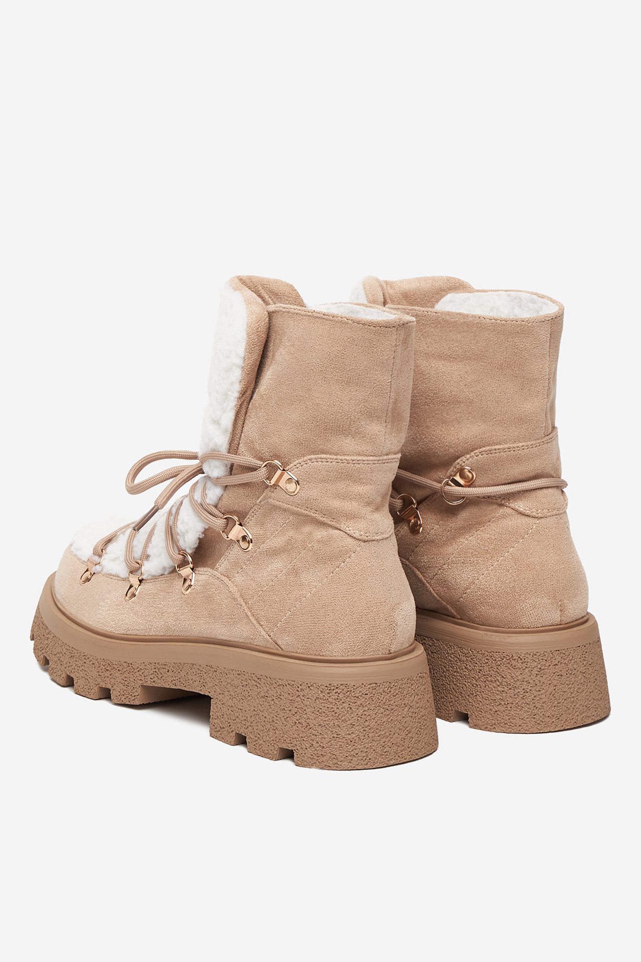 Kotníková obuv BÉŽOVÁ