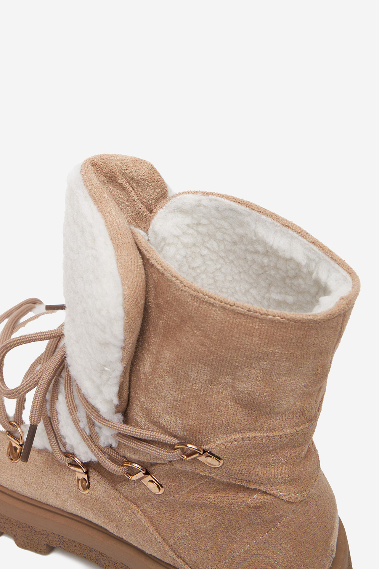 Kotníková obuv BÉŽOVÁ