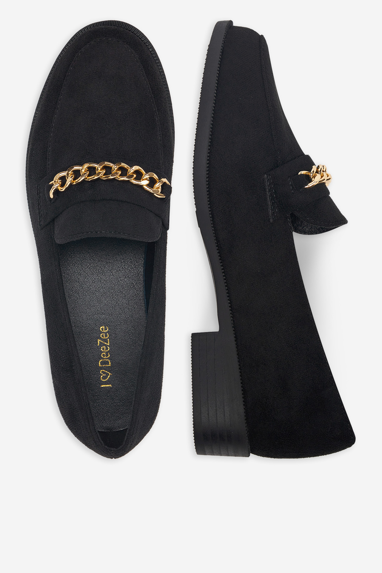 Čevlji brez vezalk Črna