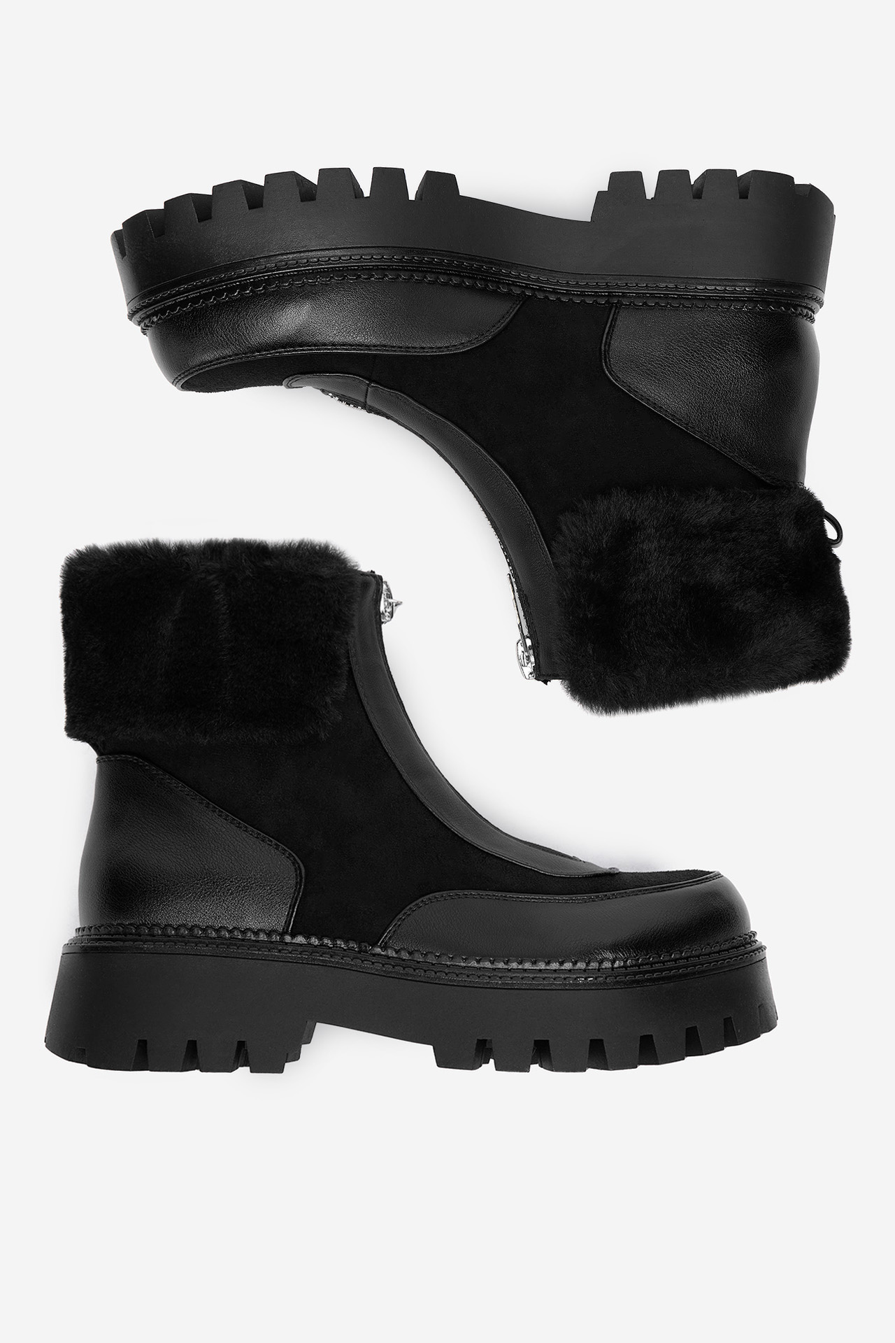 Kotníková obuv ČERNÁ