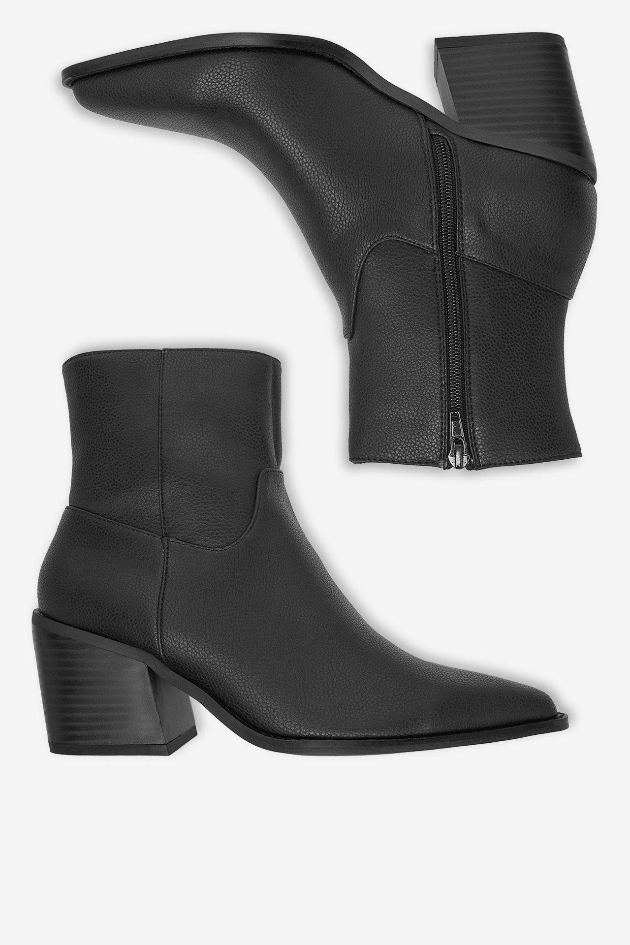 Kotníková obuv ČERNÁ