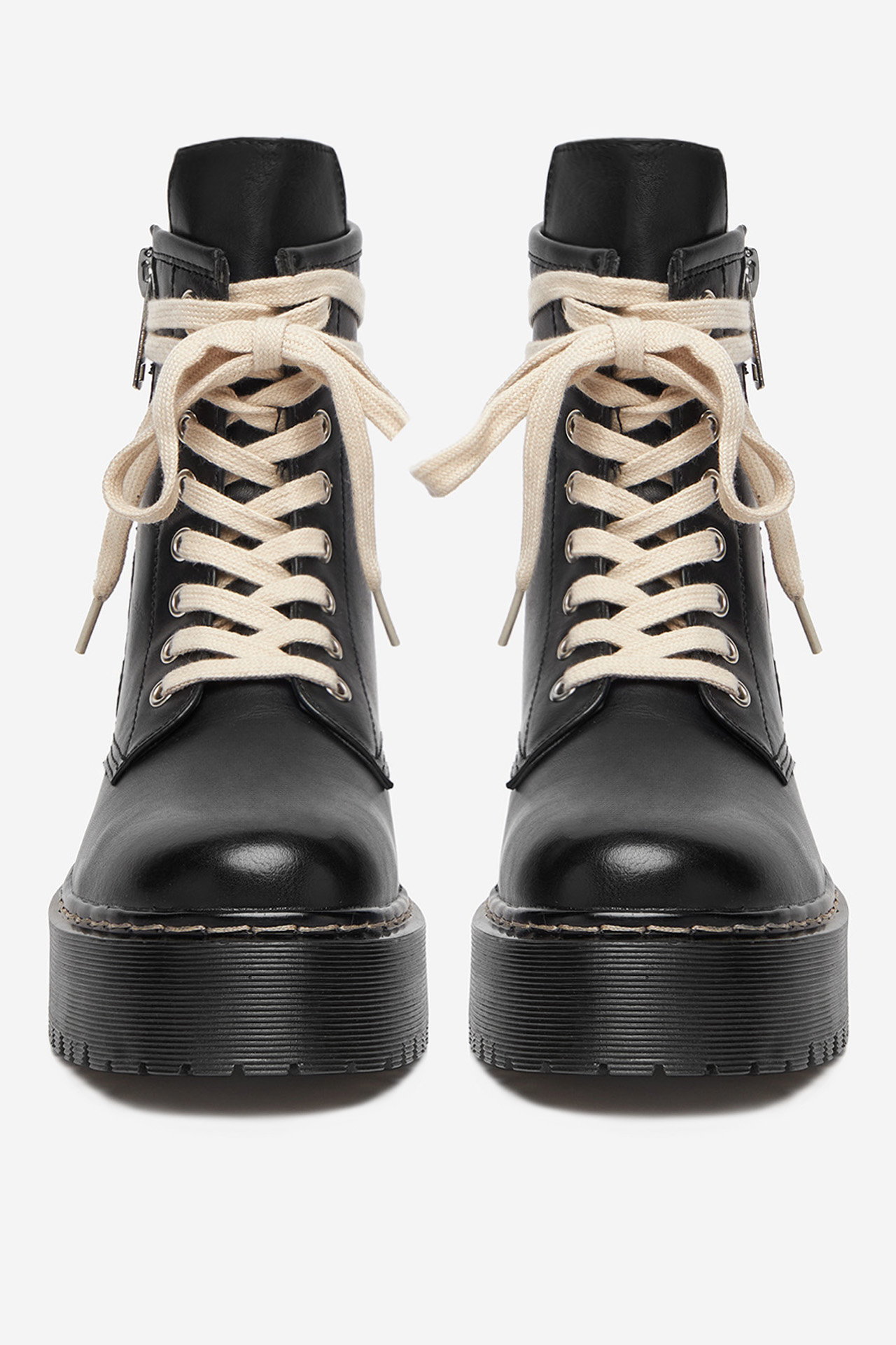 Gležnjarji z vezalkami Črna