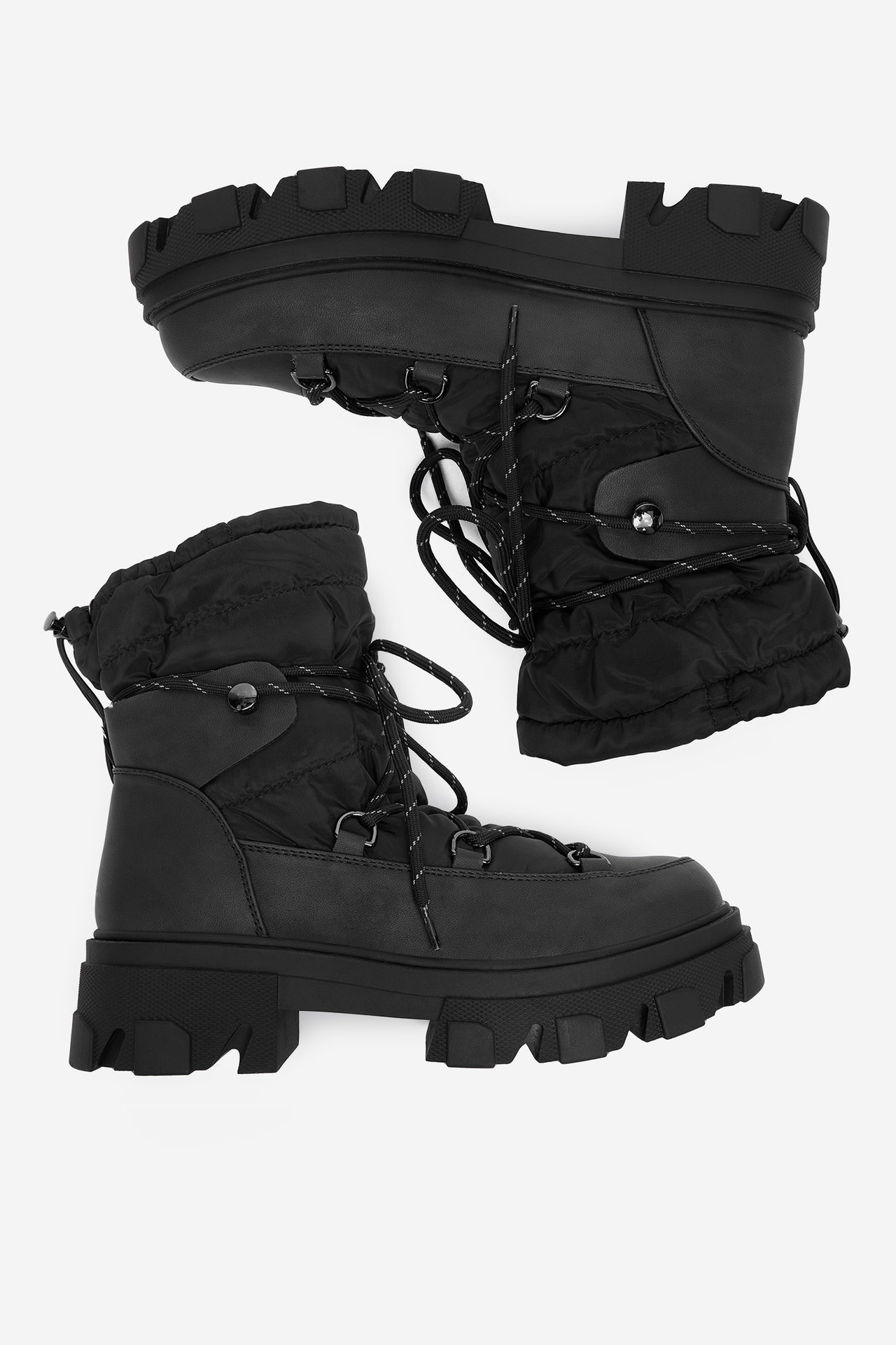 Škornji za sneg Črna