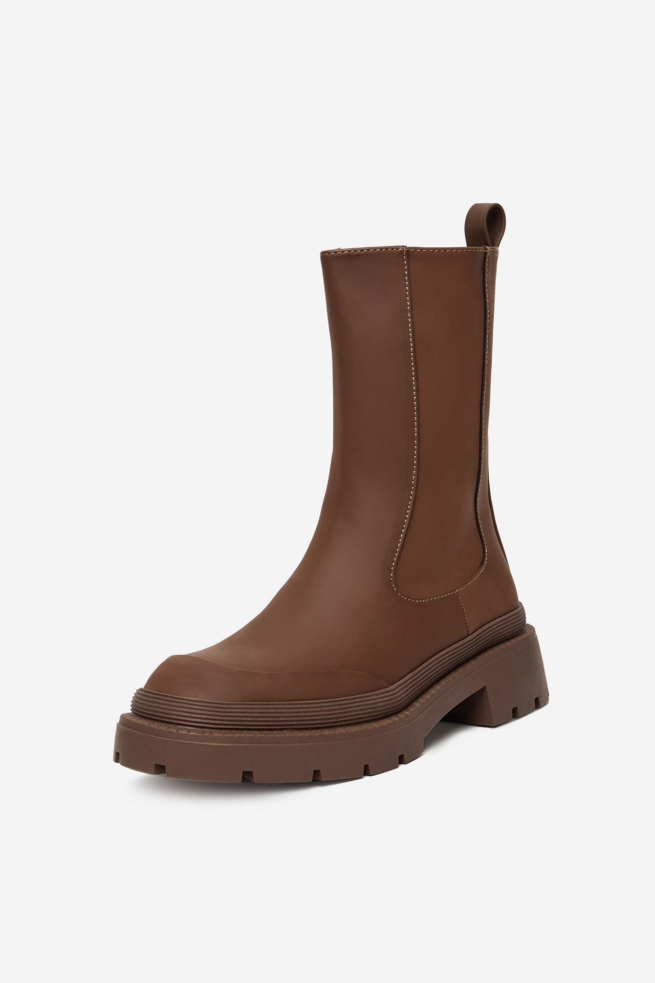 Kotníková obuv TMAVĚ HNĚDÁ