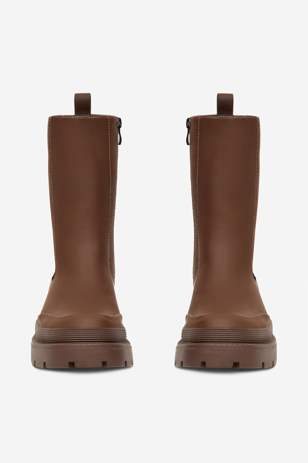 Kotníková obuv TMAVĚ HNĚDÁ