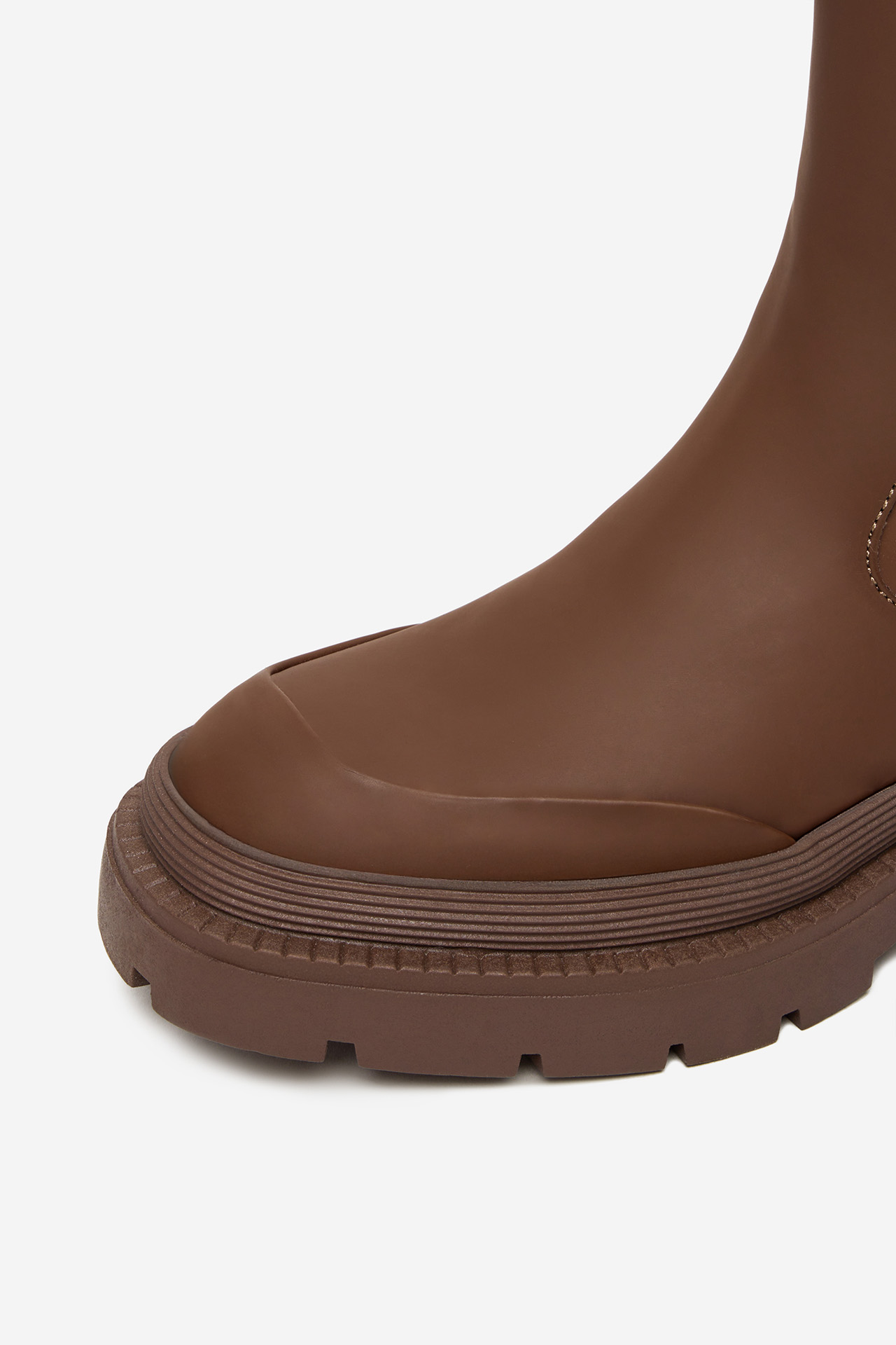 Kotníková obuv TMAVĚ HNĚDÁ