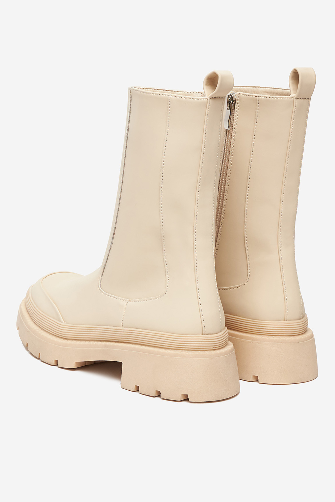 Kotníková obuv SVĚTLE BÉŽOVÁ