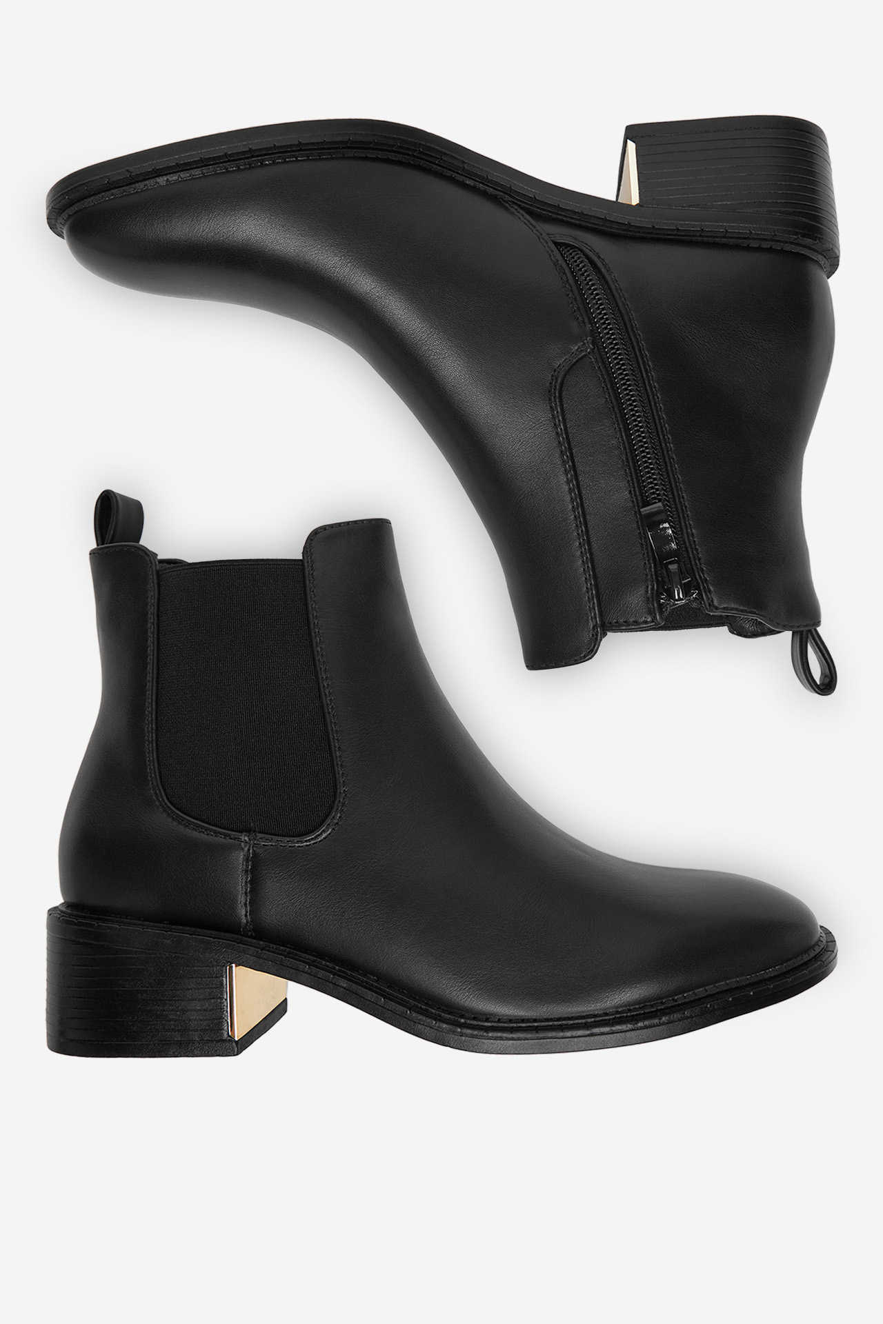 Kotníková obuv ČERNÁ