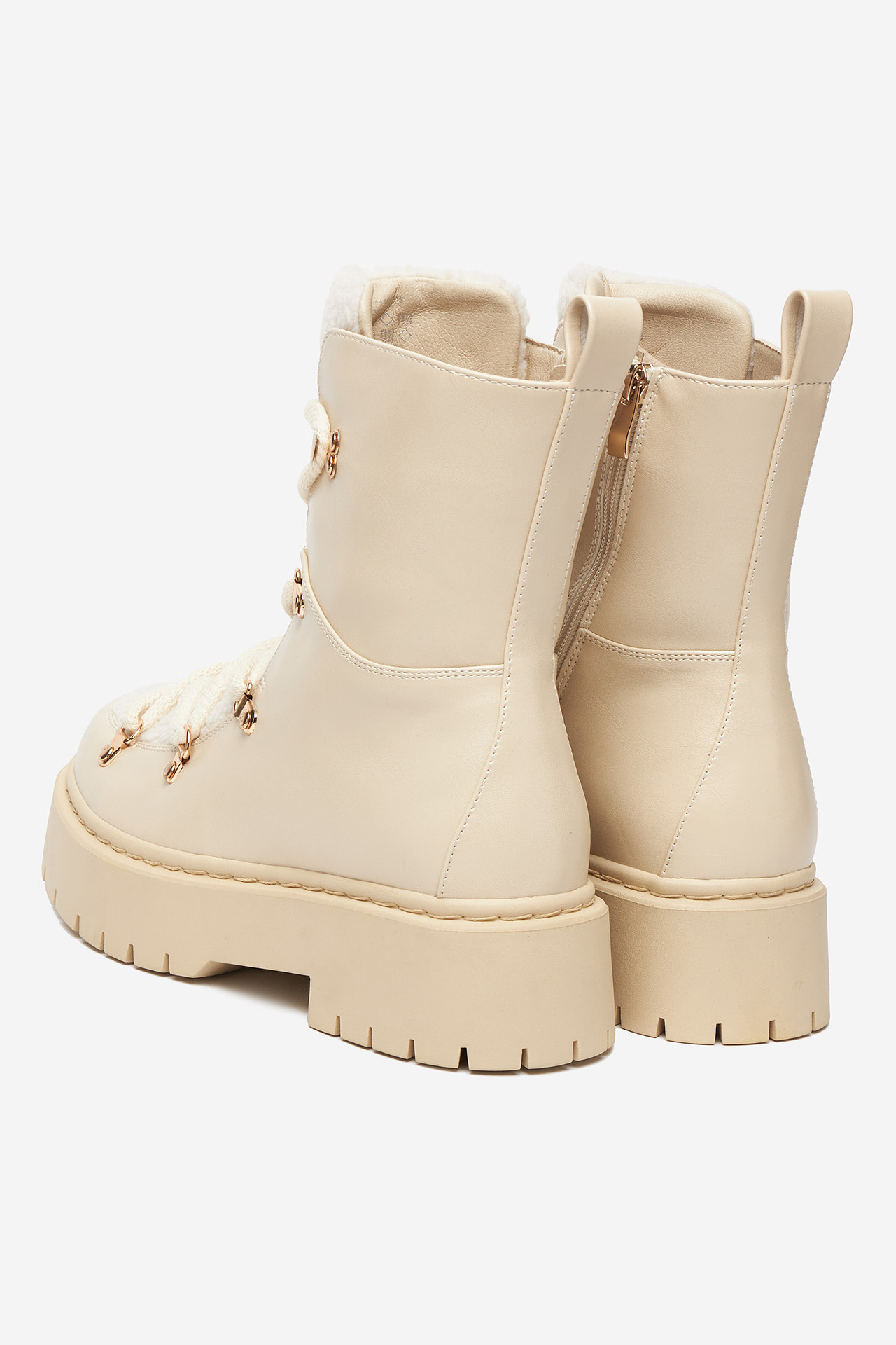 Kotníková obuv BÉŽOVÁ