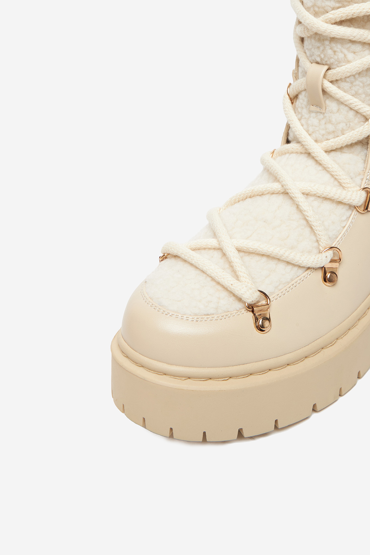 Kotníková obuv BÉŽOVÁ