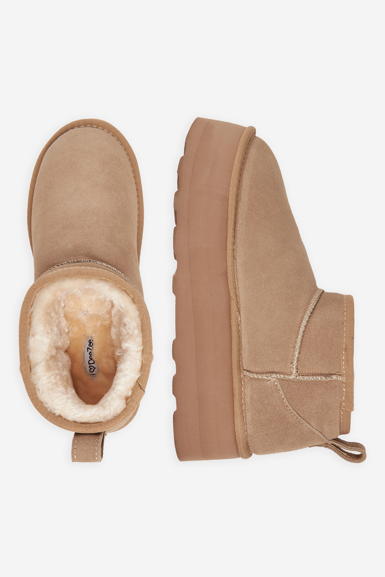 Kotníková obuv BÉŽOVÁ