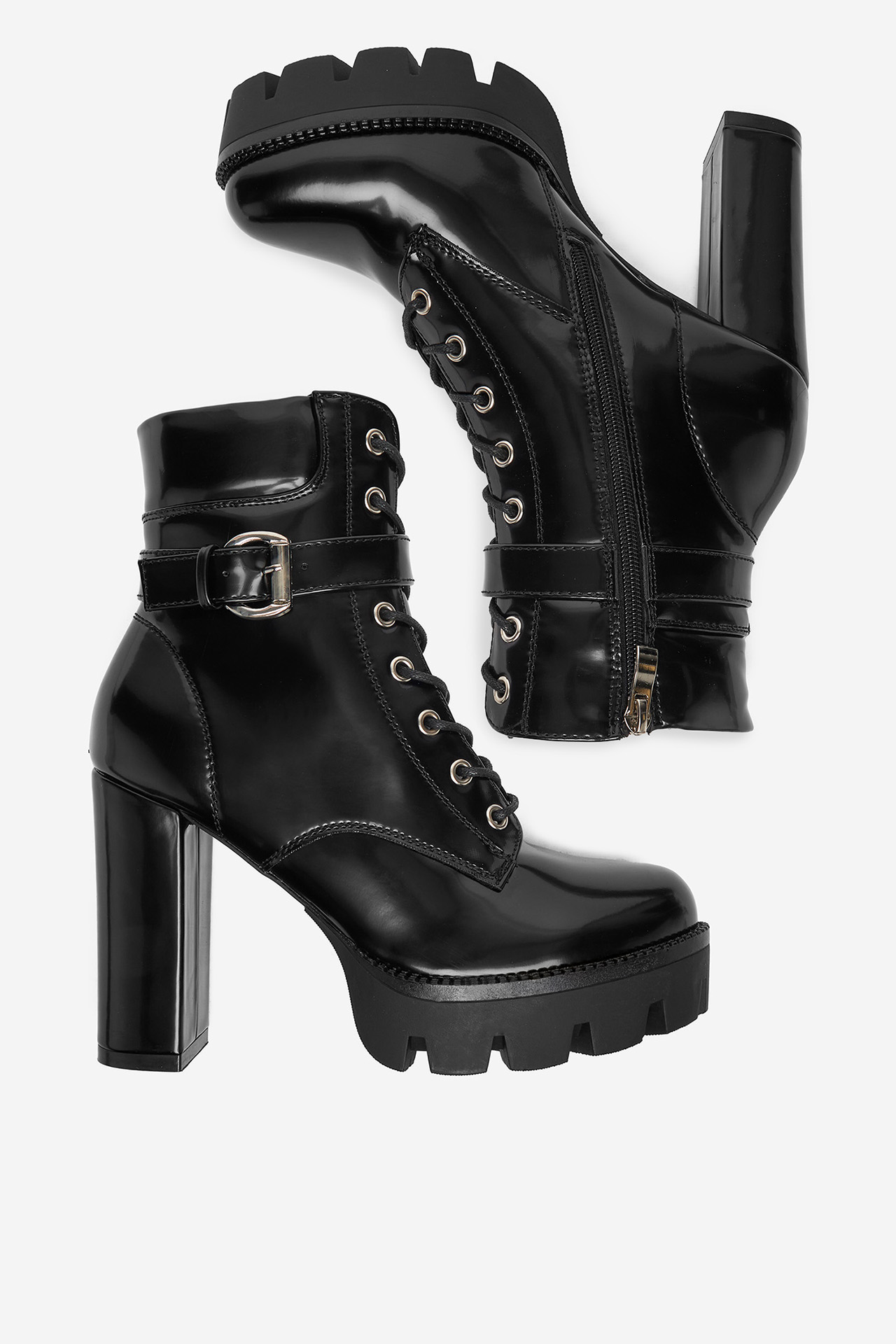 Kotníková obuv ČERNÁ