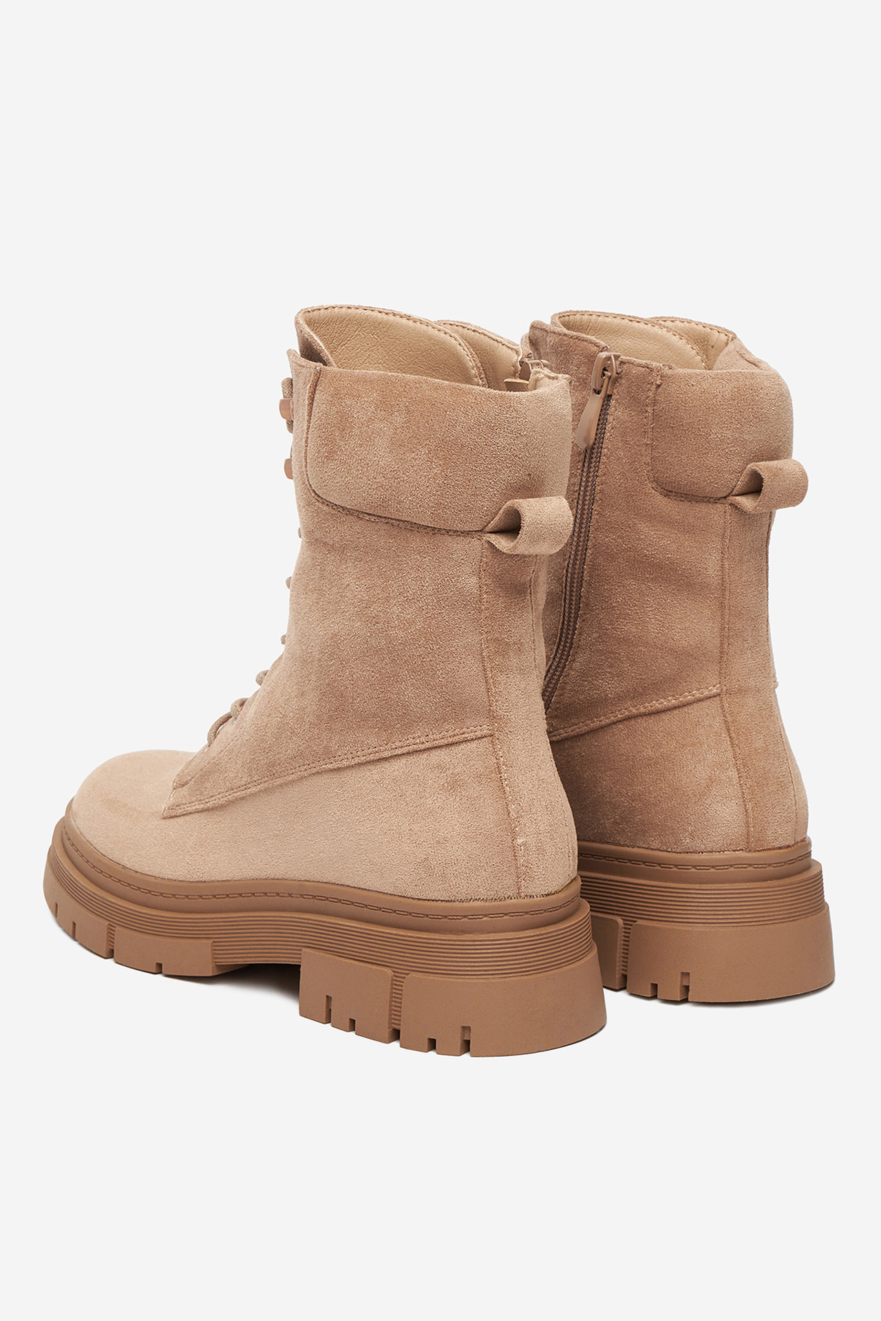 Kotníková obuv BÉŽOVÁ