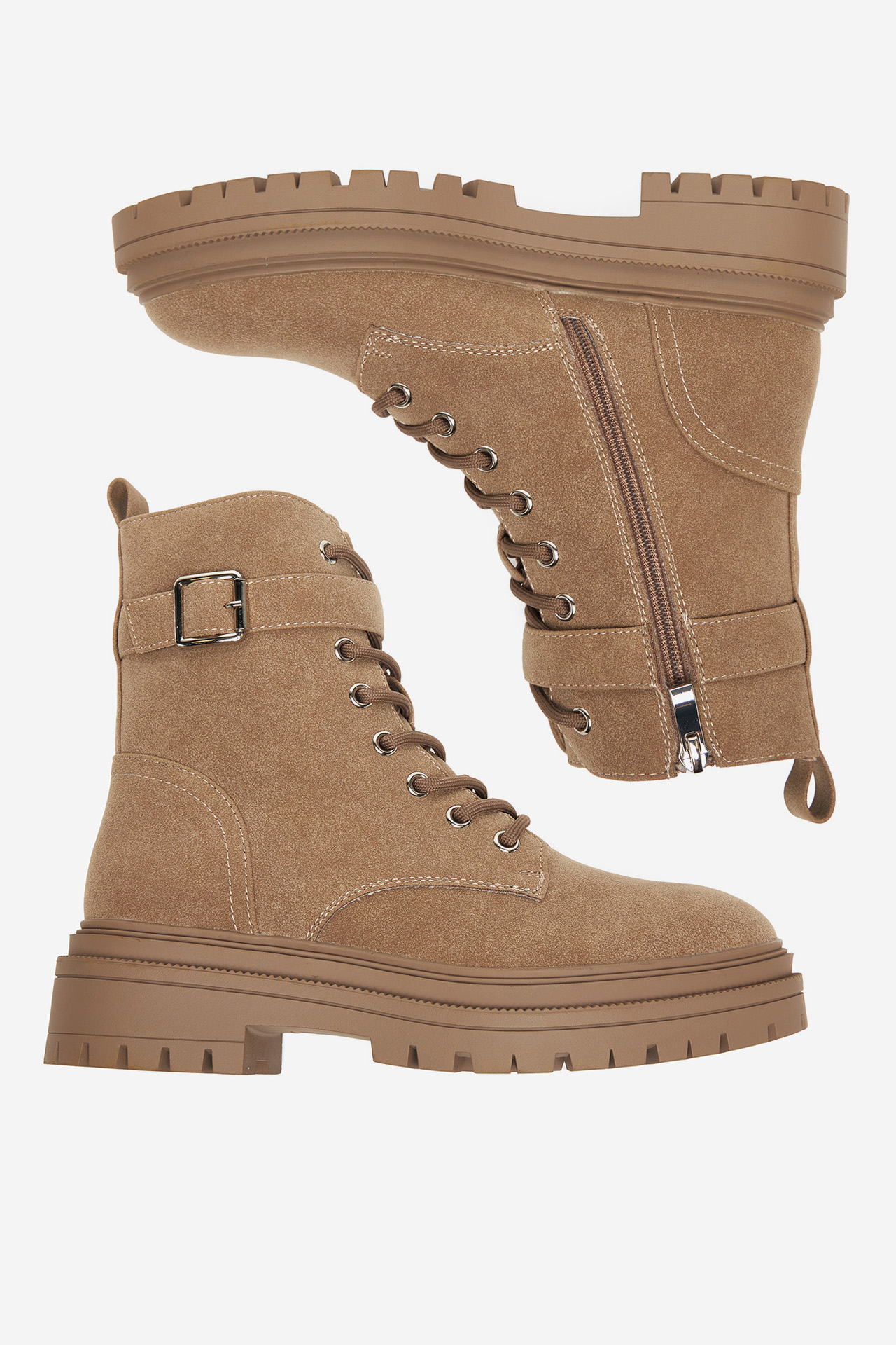 Kotníková obuv BÉŽOVÁ