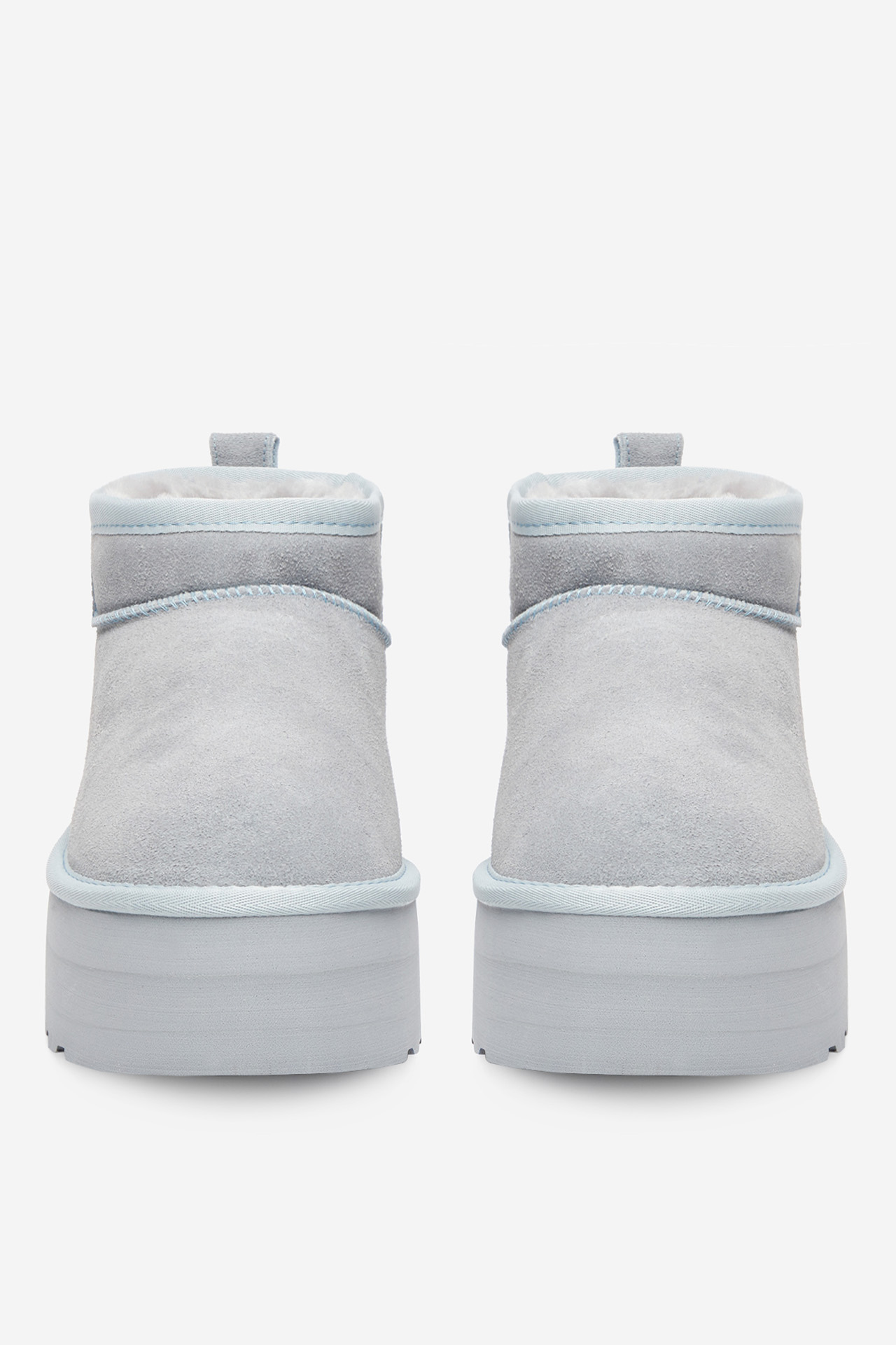 Kotníková obuv SVĚTLE MODRÁ