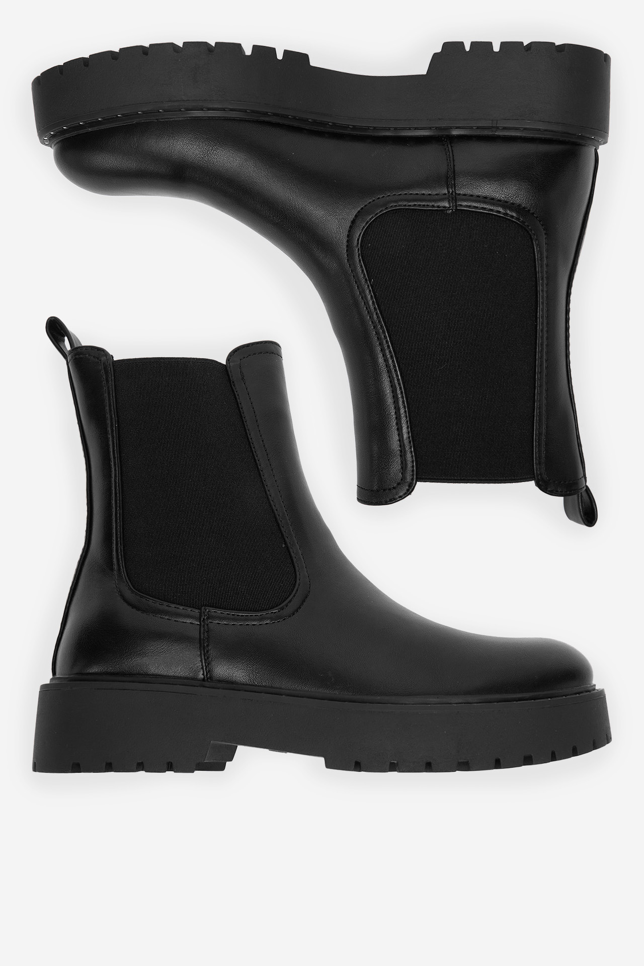 Kotníková obuv ČERNÁ