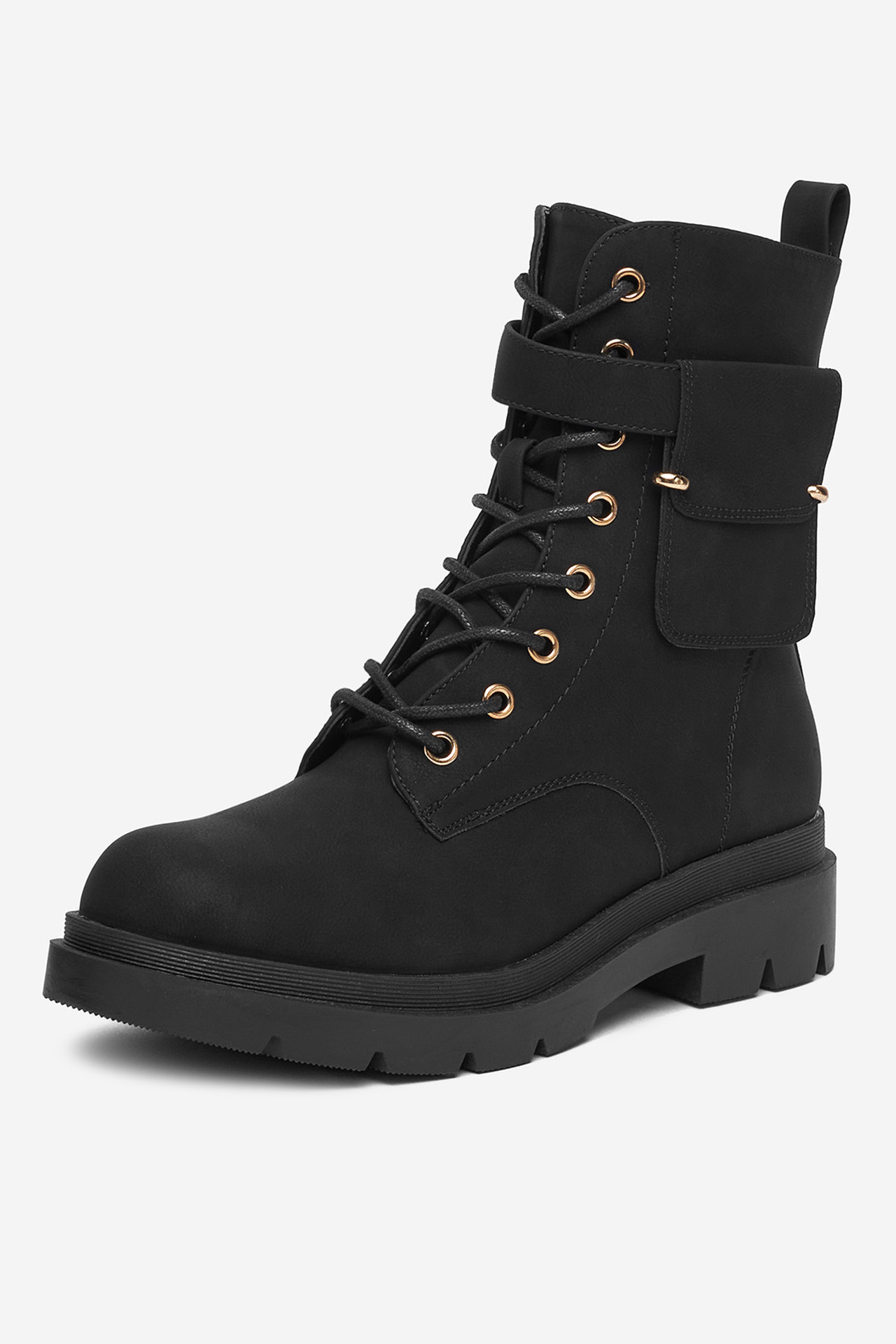 Kotníková obuv ČERNÁ