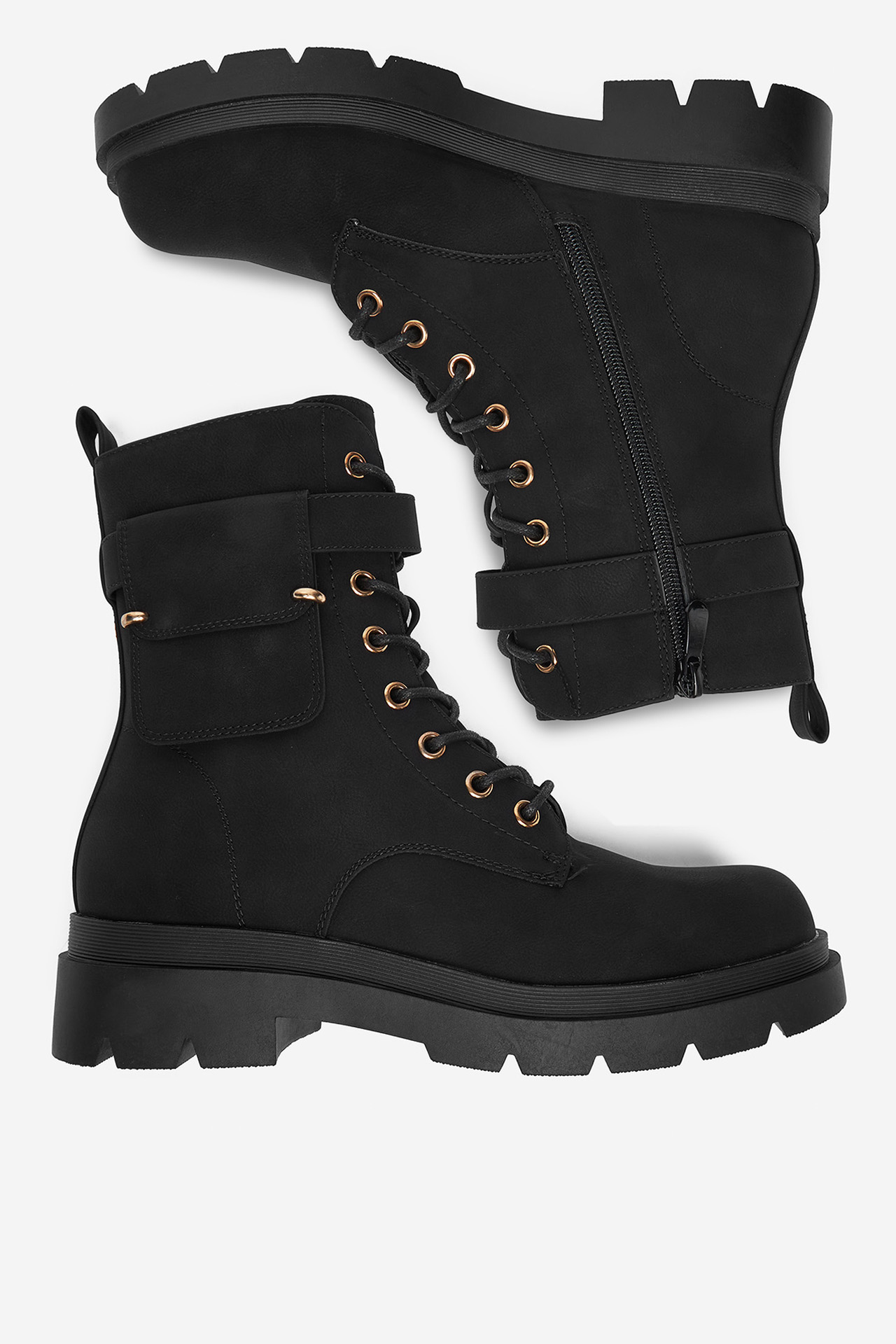 Kotníková obuv ČERNÁ