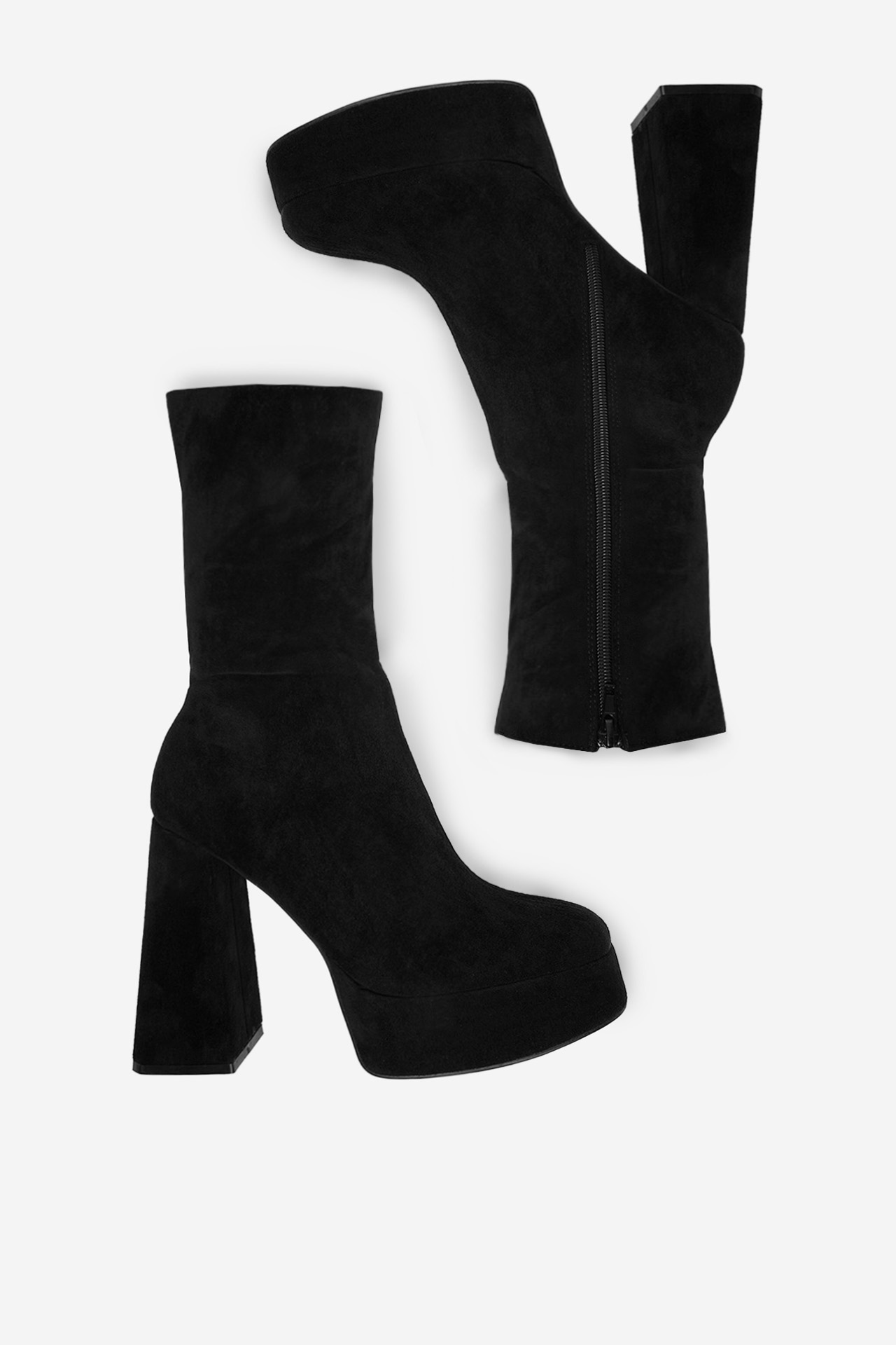 Kotníková obuv ČERNÁ