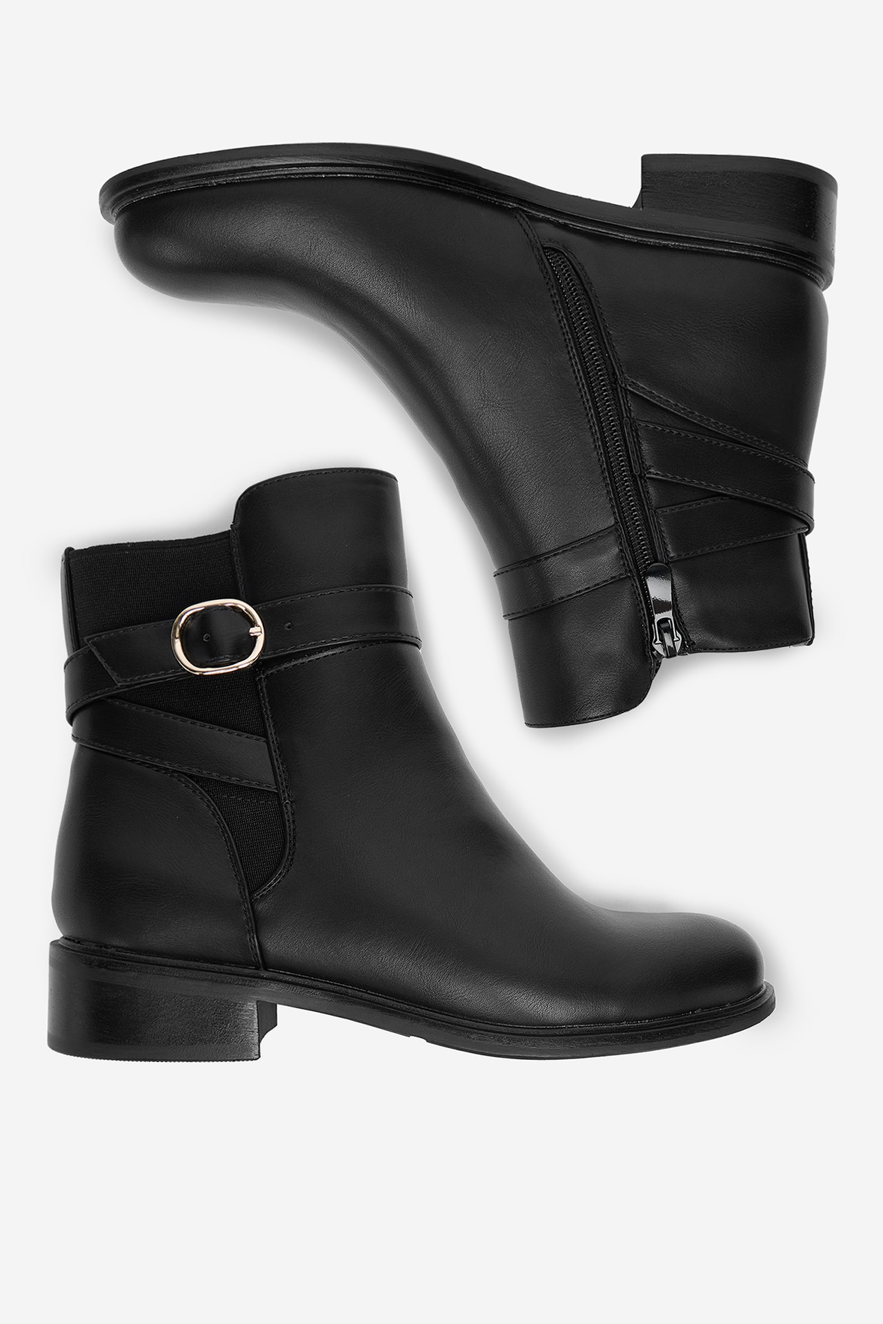 Kotníková obuv ČERNÁ