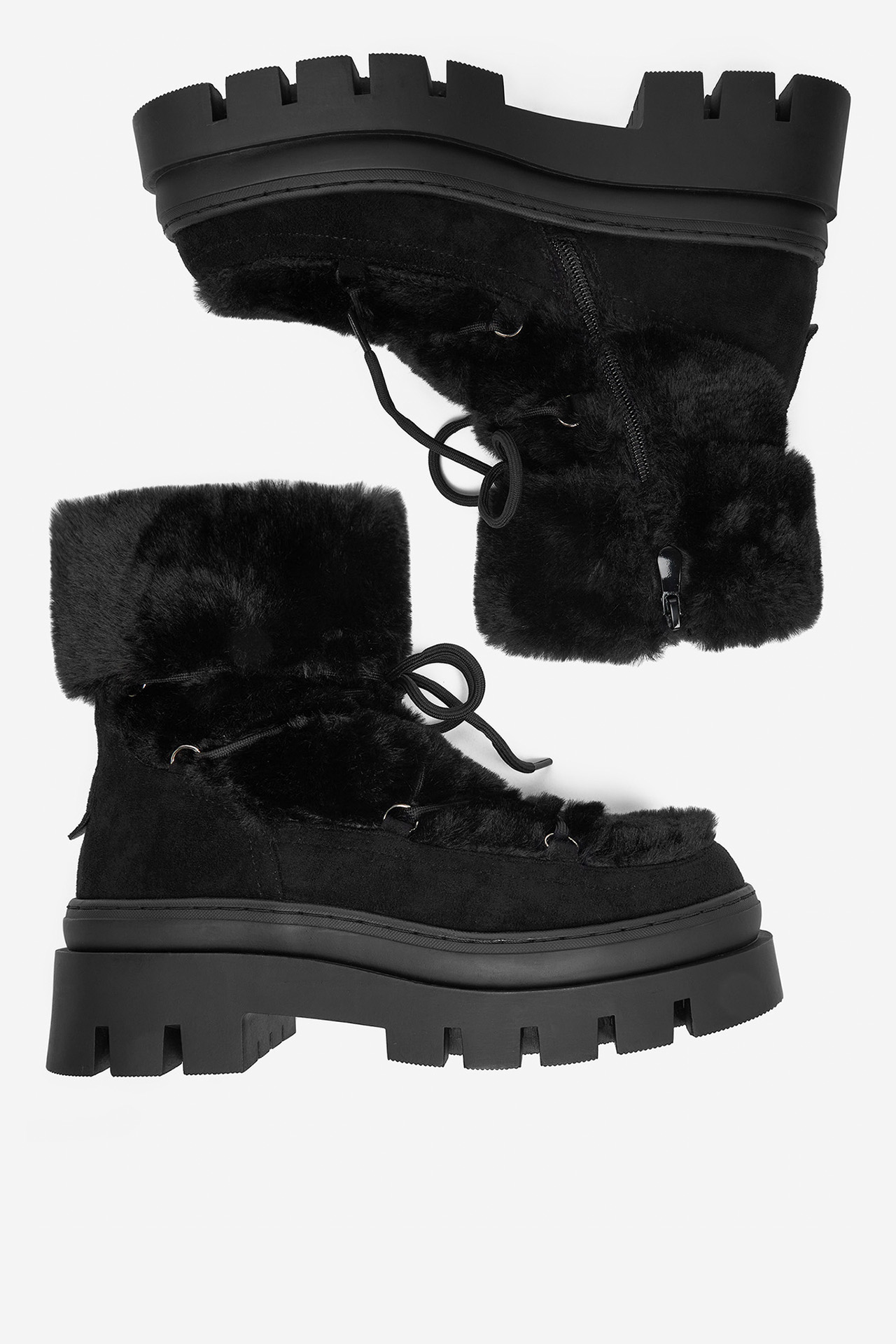 Kotníková obuv ČERNÁ