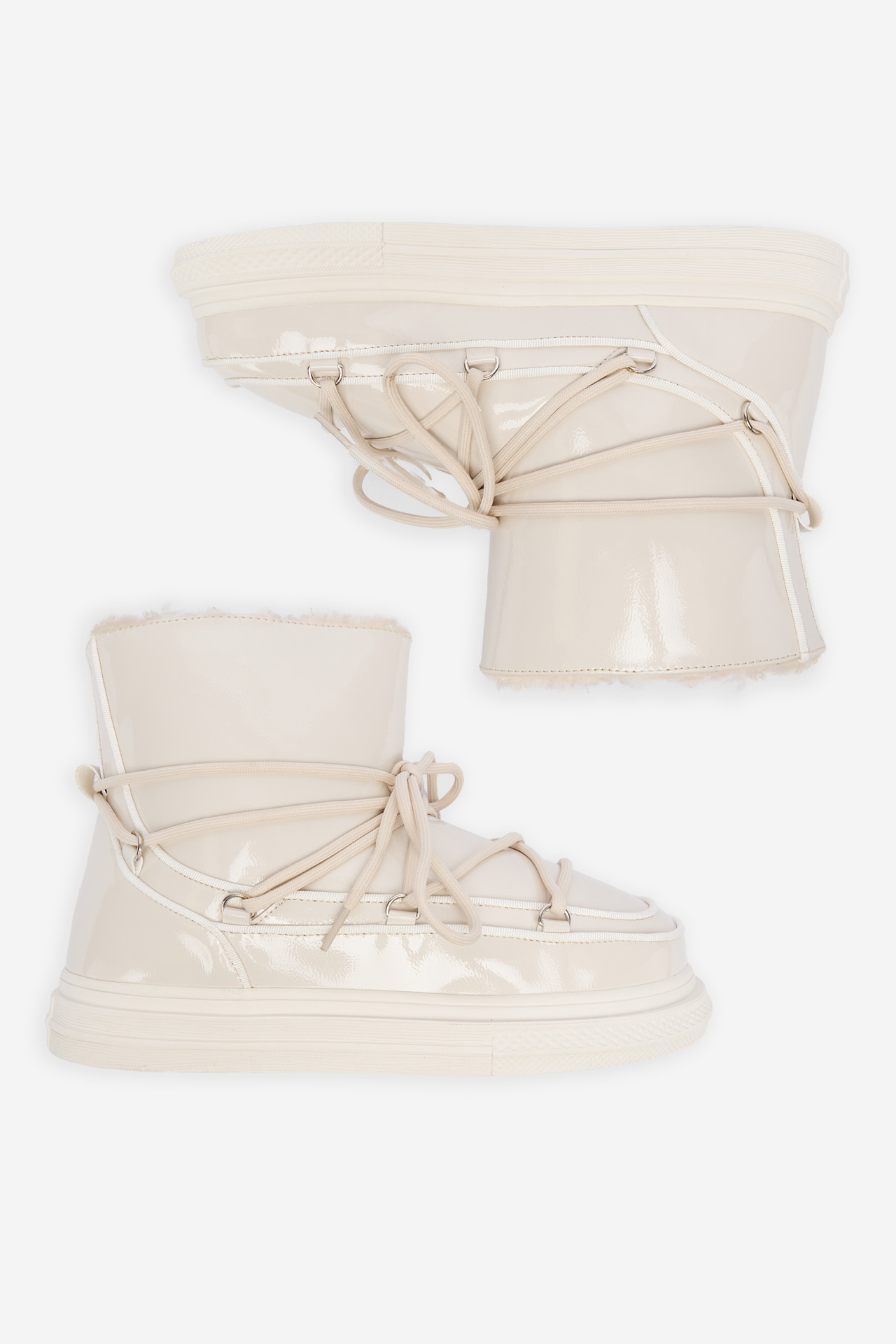 Kotníková obuv BÍLÁ