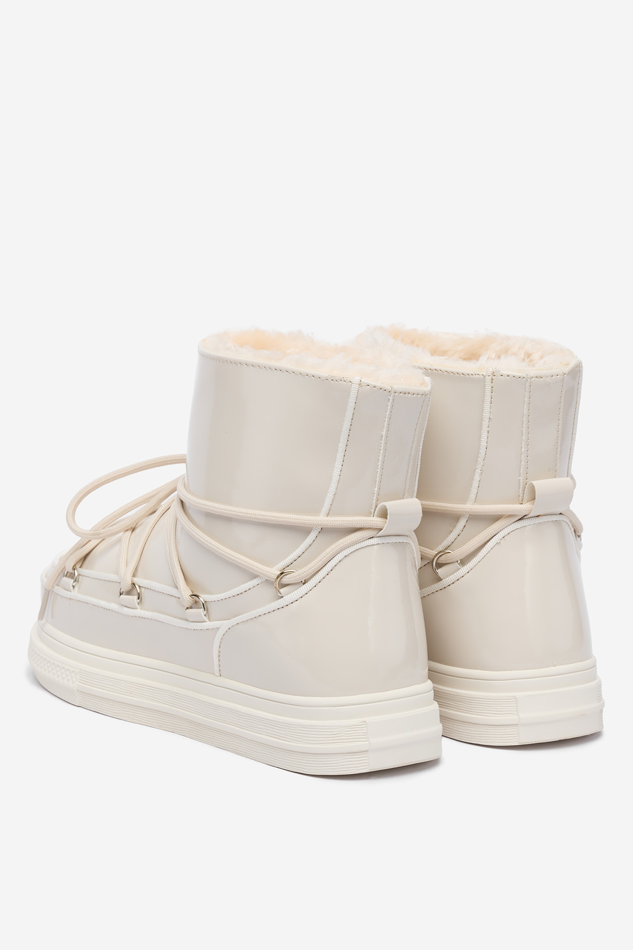 Kotníková obuv BÍLÁ